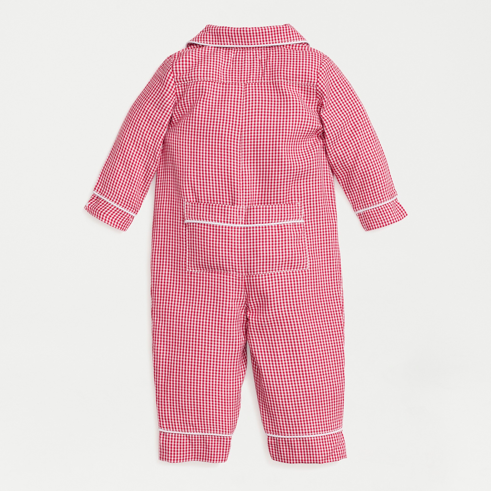 Petite Plume™ infants' romper in gingham