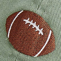 Kids' baseball cap WEATHERED OLIVE FOOTBAL