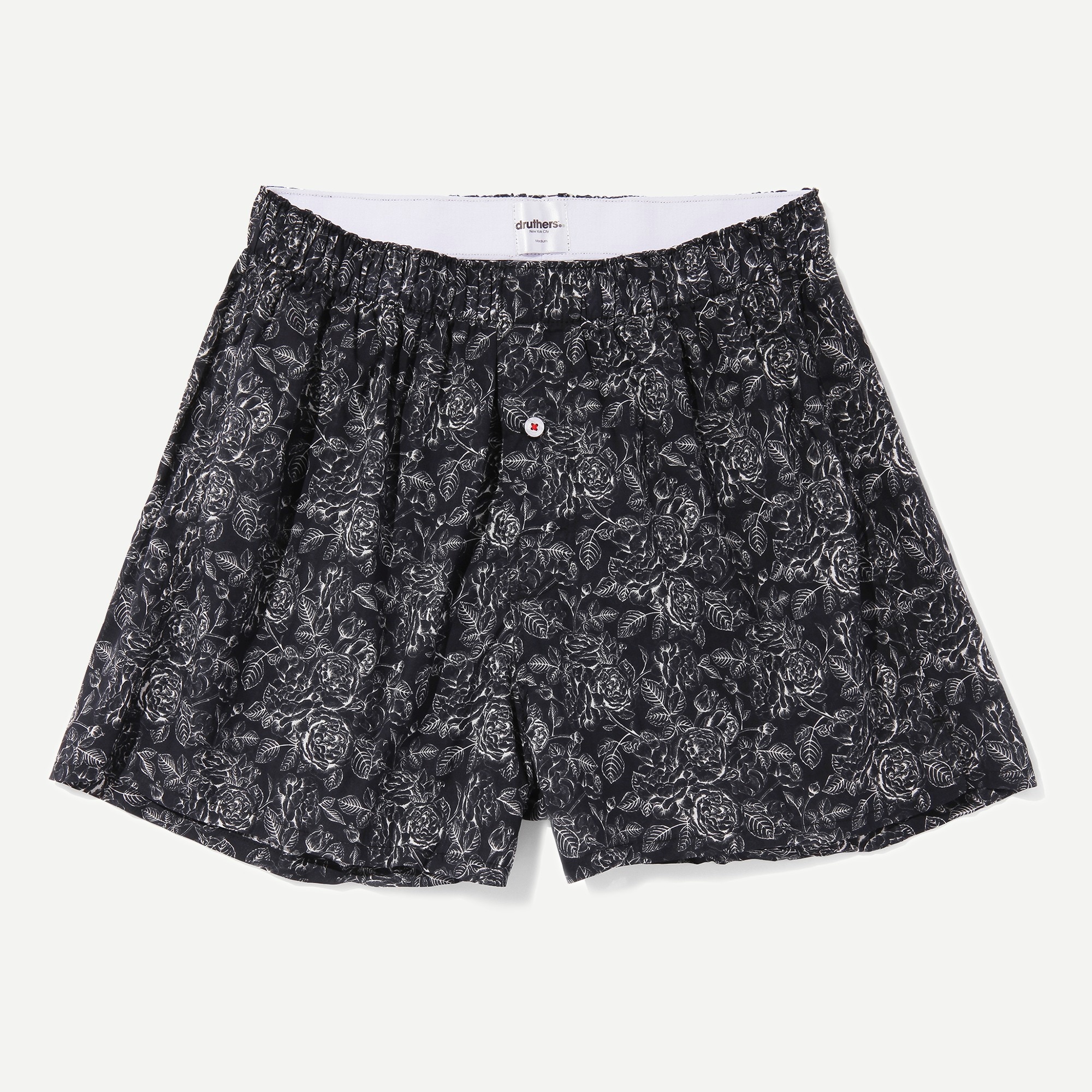 Druthers Organic Cotton Oahu Boxer Shorts - Navy, Underwear