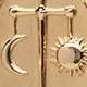 TALON JEWELRY zodiac pendant necklace LIBRA