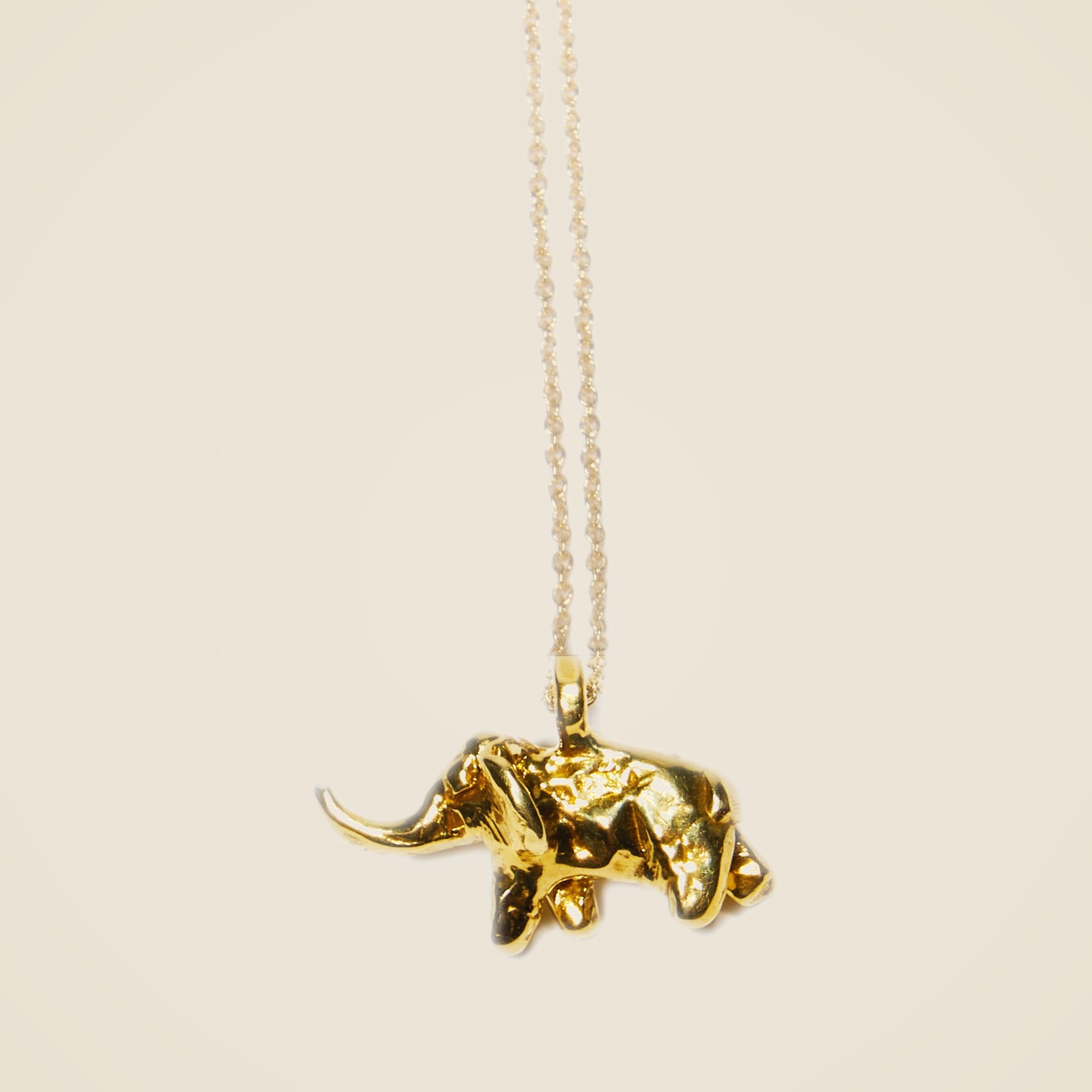 J crew elephant necklace deals