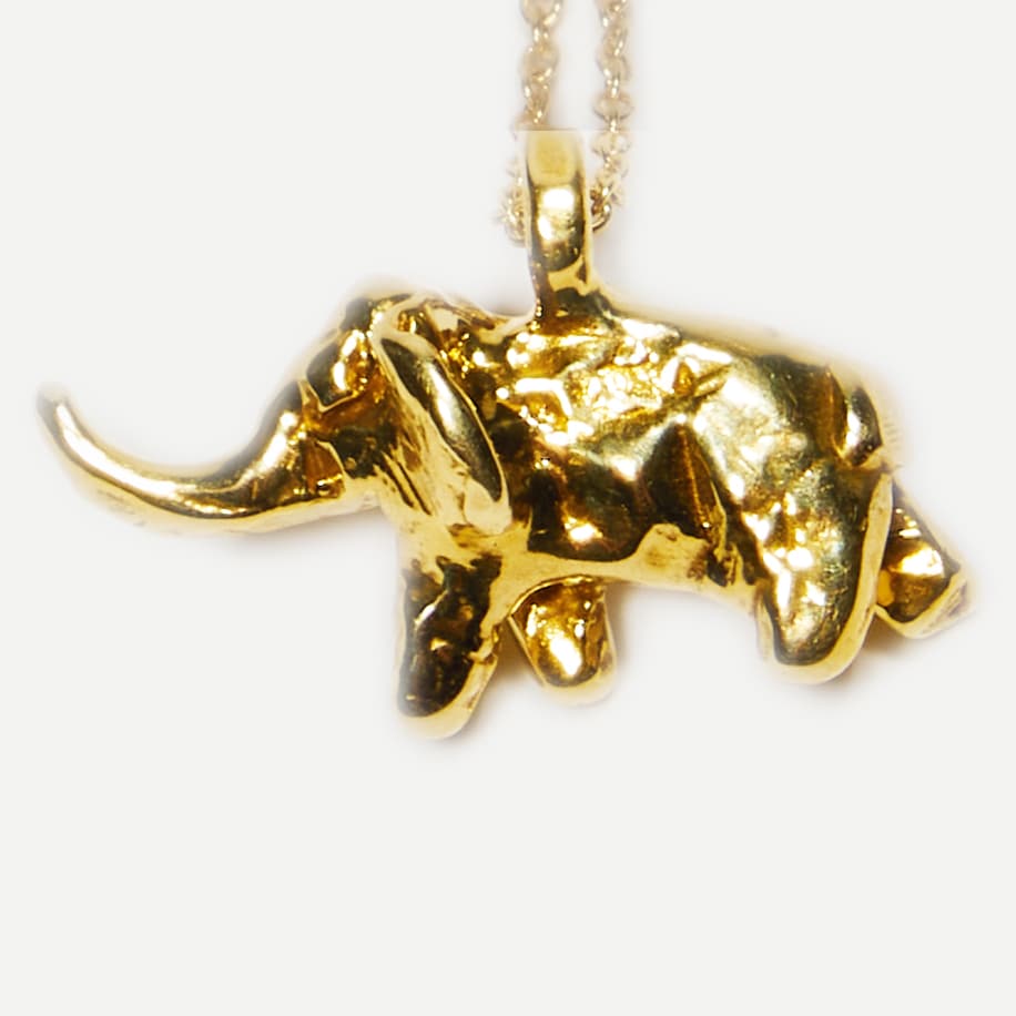 Odette New York® elephant necklace GOLD j.crew: odette new york® elephant necklace for women