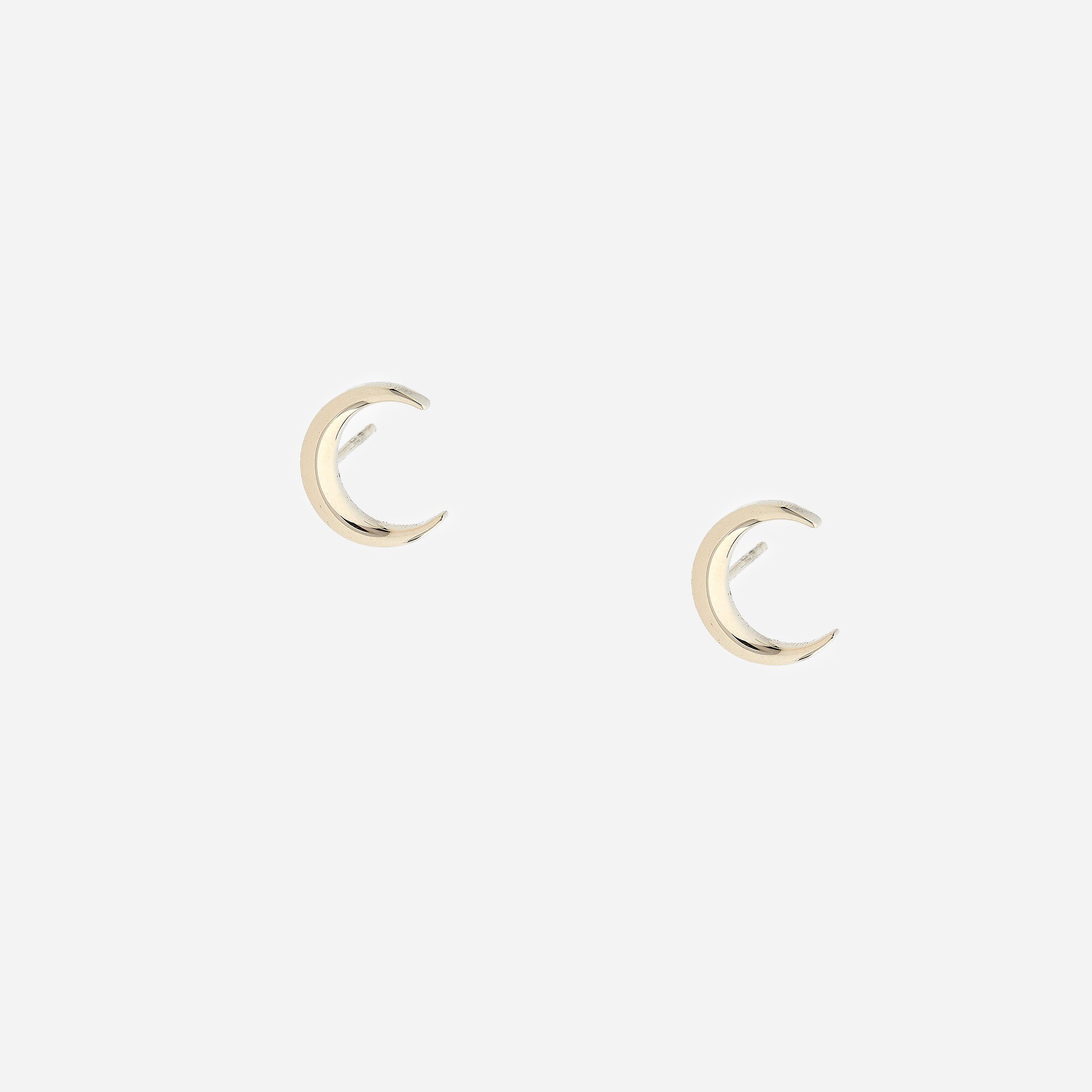 TALON JEWELRY crescent moon stud earrings