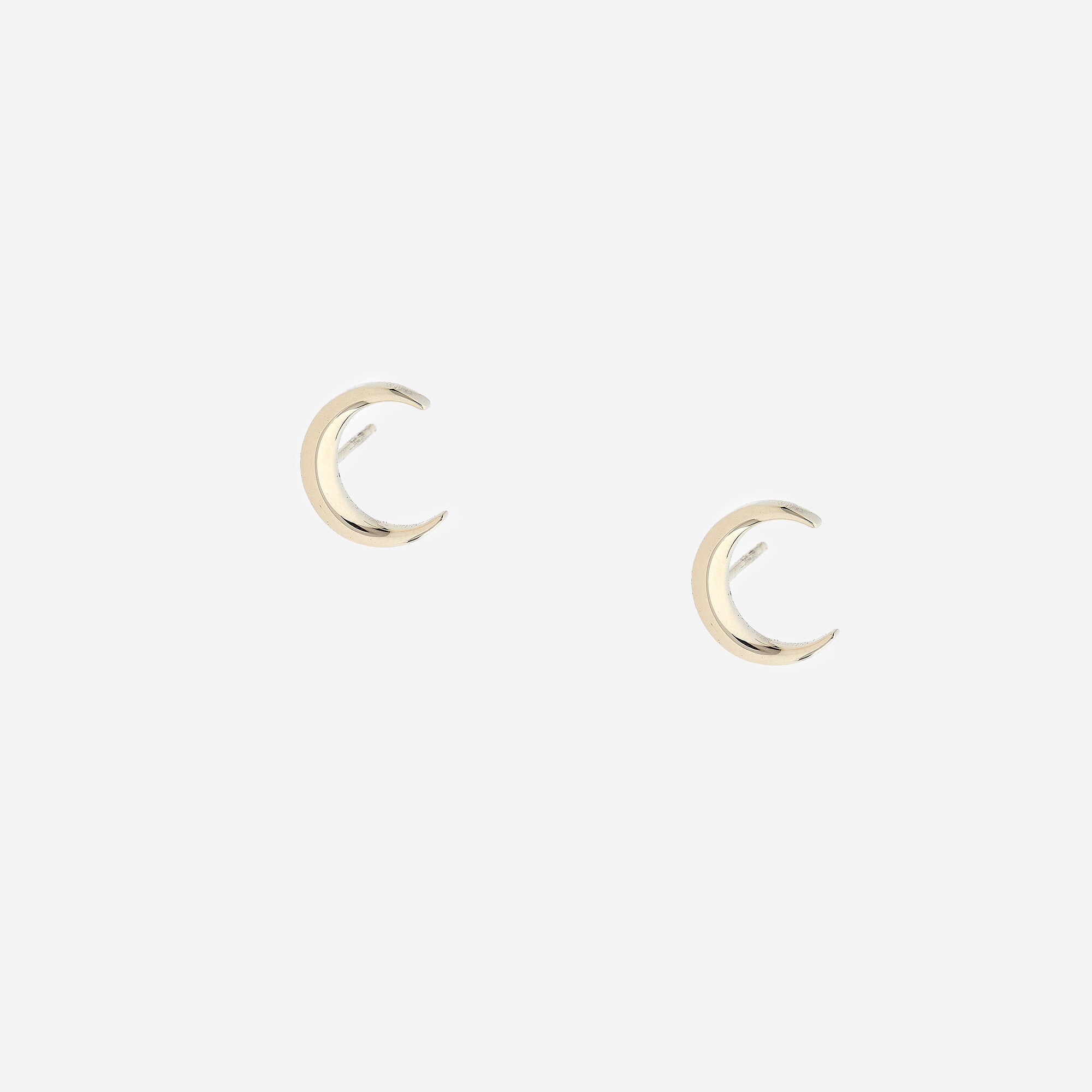 womens TALON JEWELRY crescent moon stud earrings