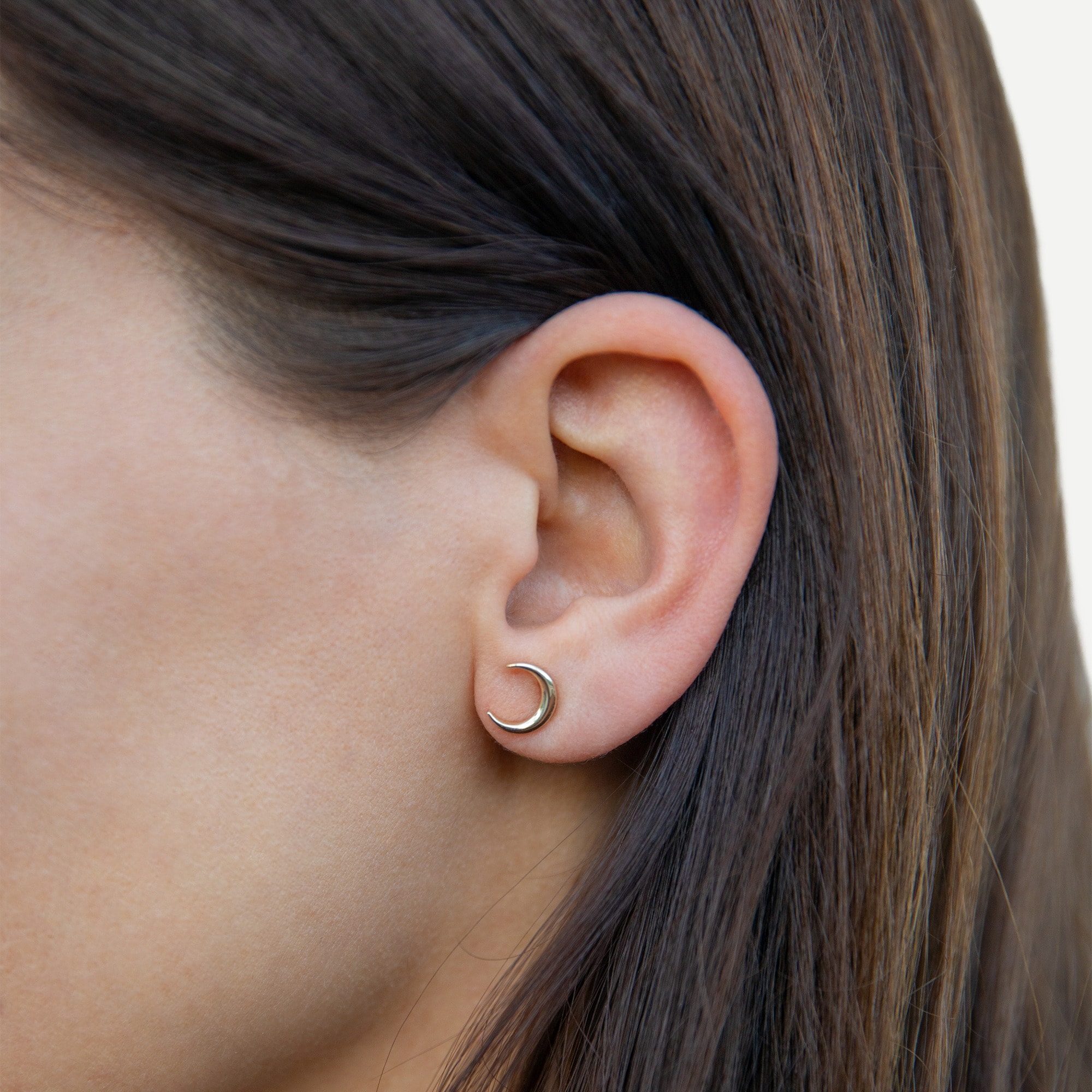 J.Crew: TALON JEWELRY Crescent Moon Stud Earrings For Women