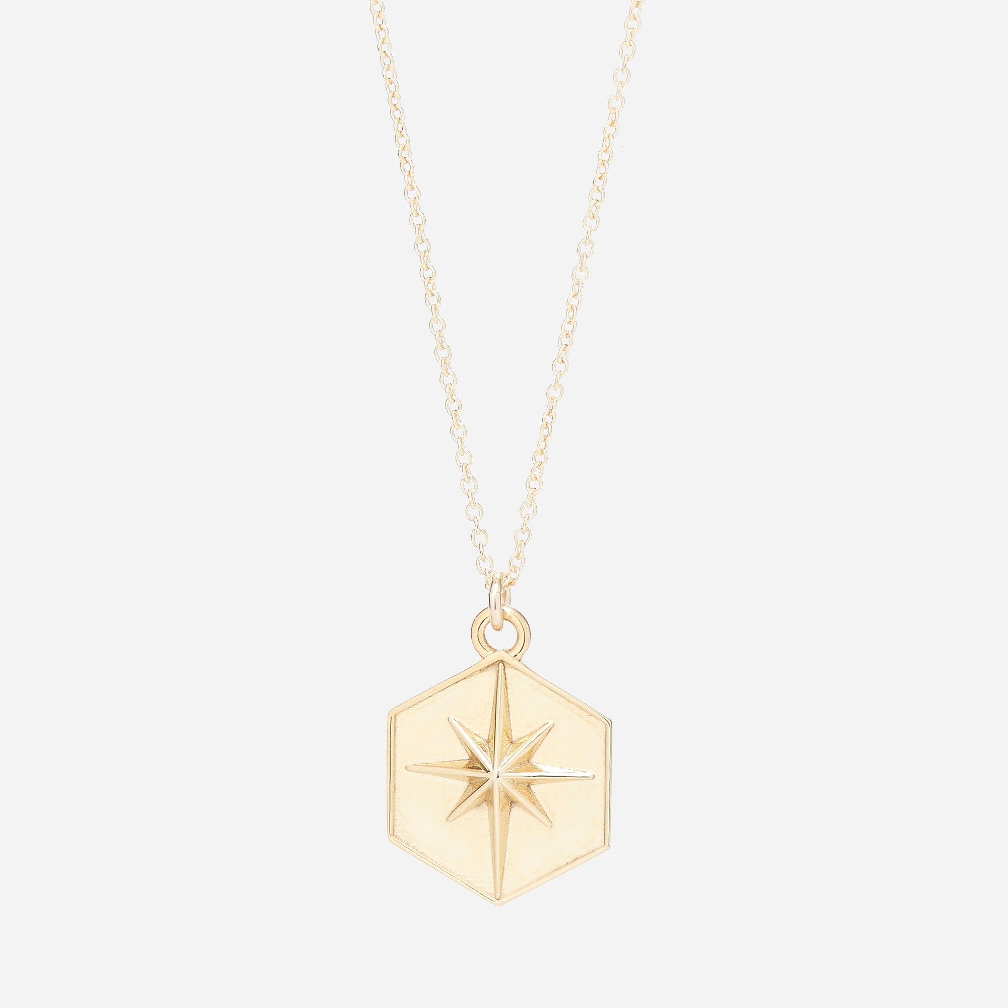 TALON JEWELRY North Star hexagon pendant
