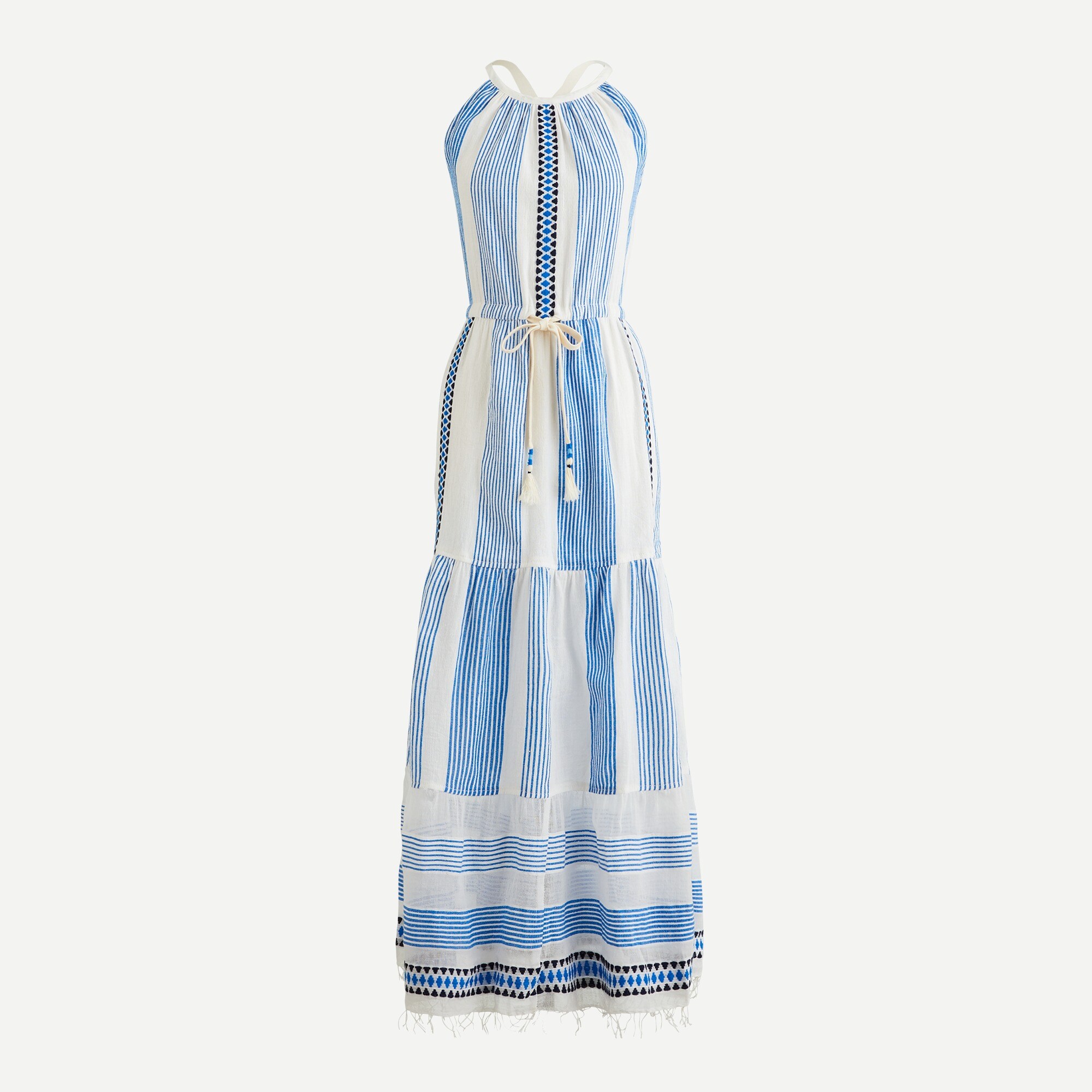 womens lemlem Mizan halter tier dress