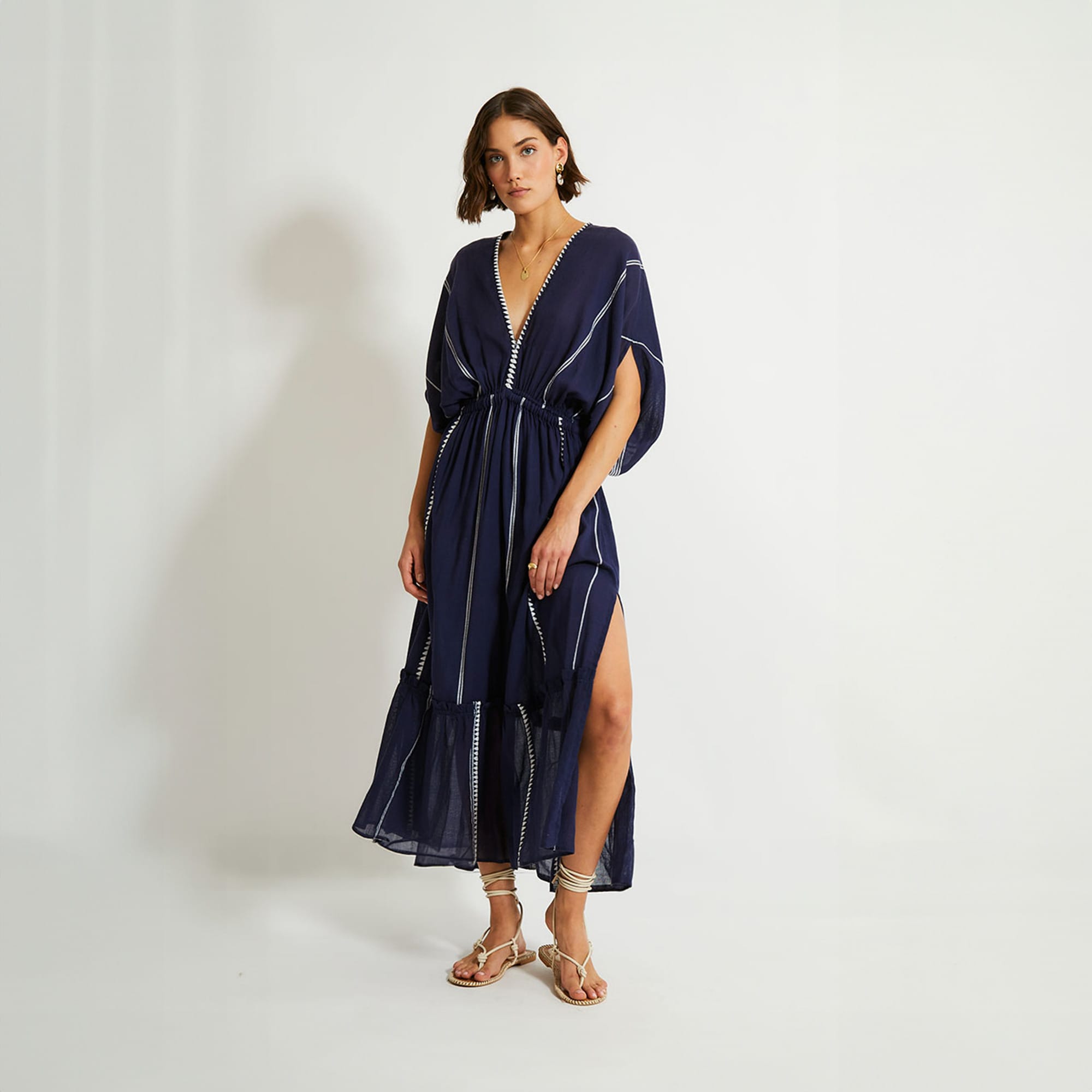 lemlem Leila plunge dress - image 4