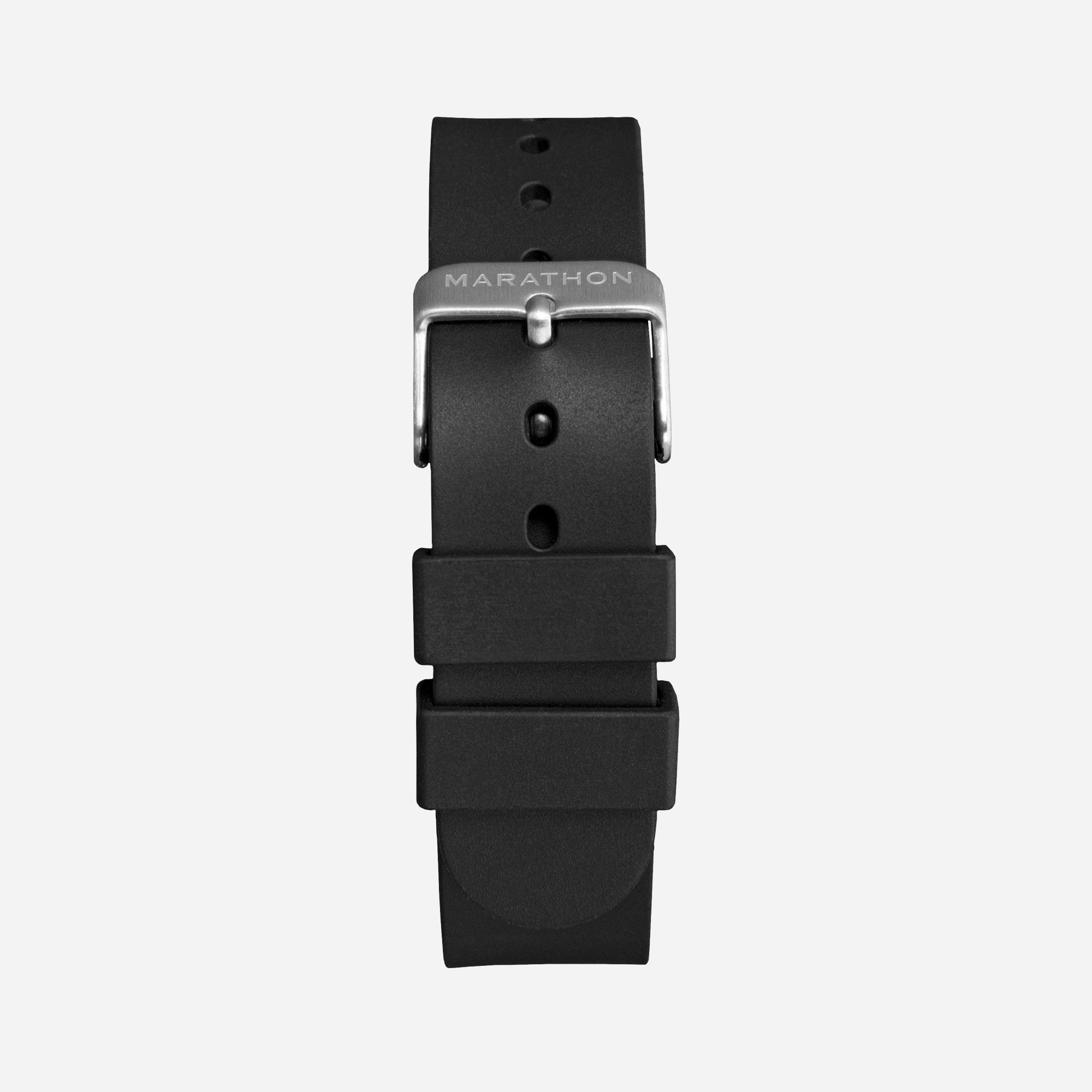 mens Marathon Watch Company™ 22mm Two-piece Rubber Dive Watch Strap