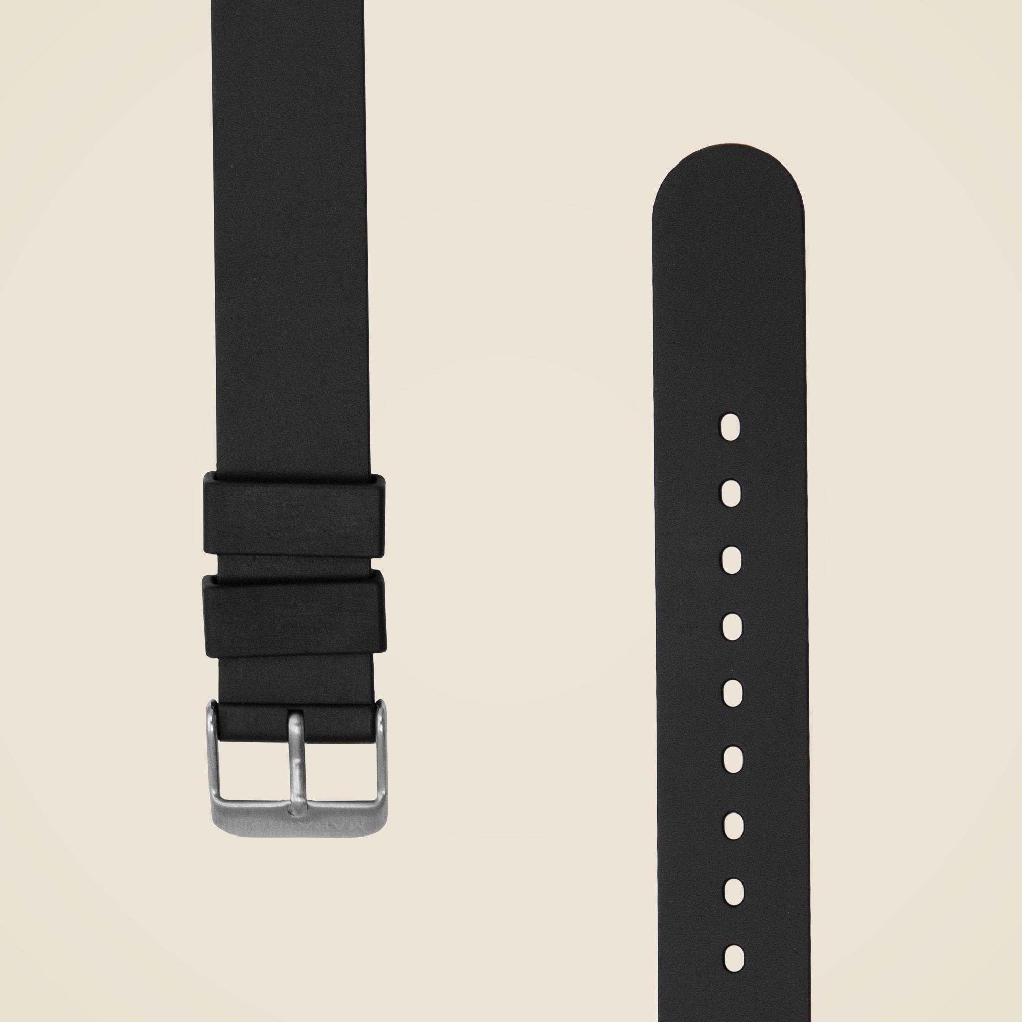 Marathon Watch Company™ 22mm Two-piece Rubber Dive Watch Strap - thumbnail 2