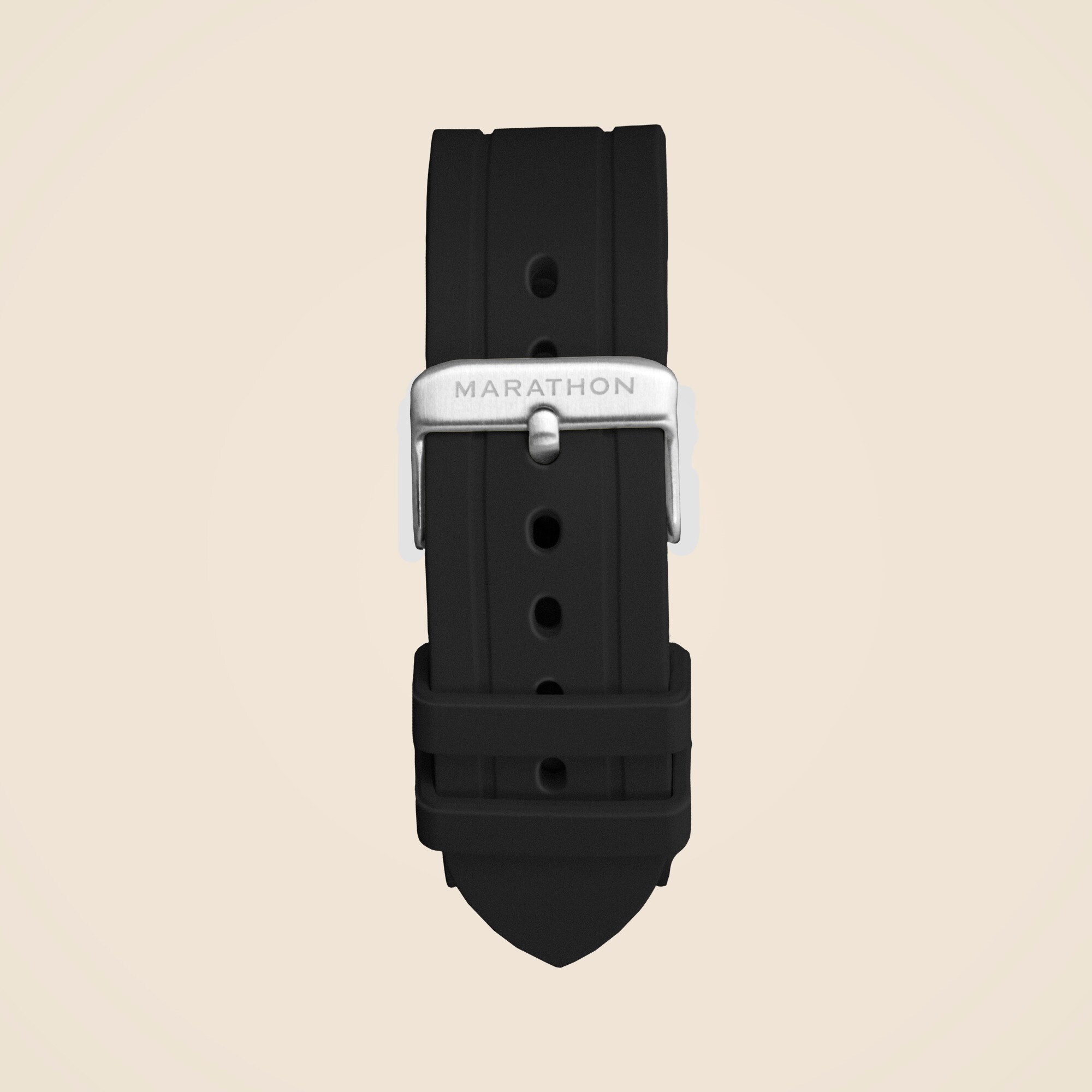 Marathon Watch Company™ 22mm Two-piece Rubber Dive Watch Strap