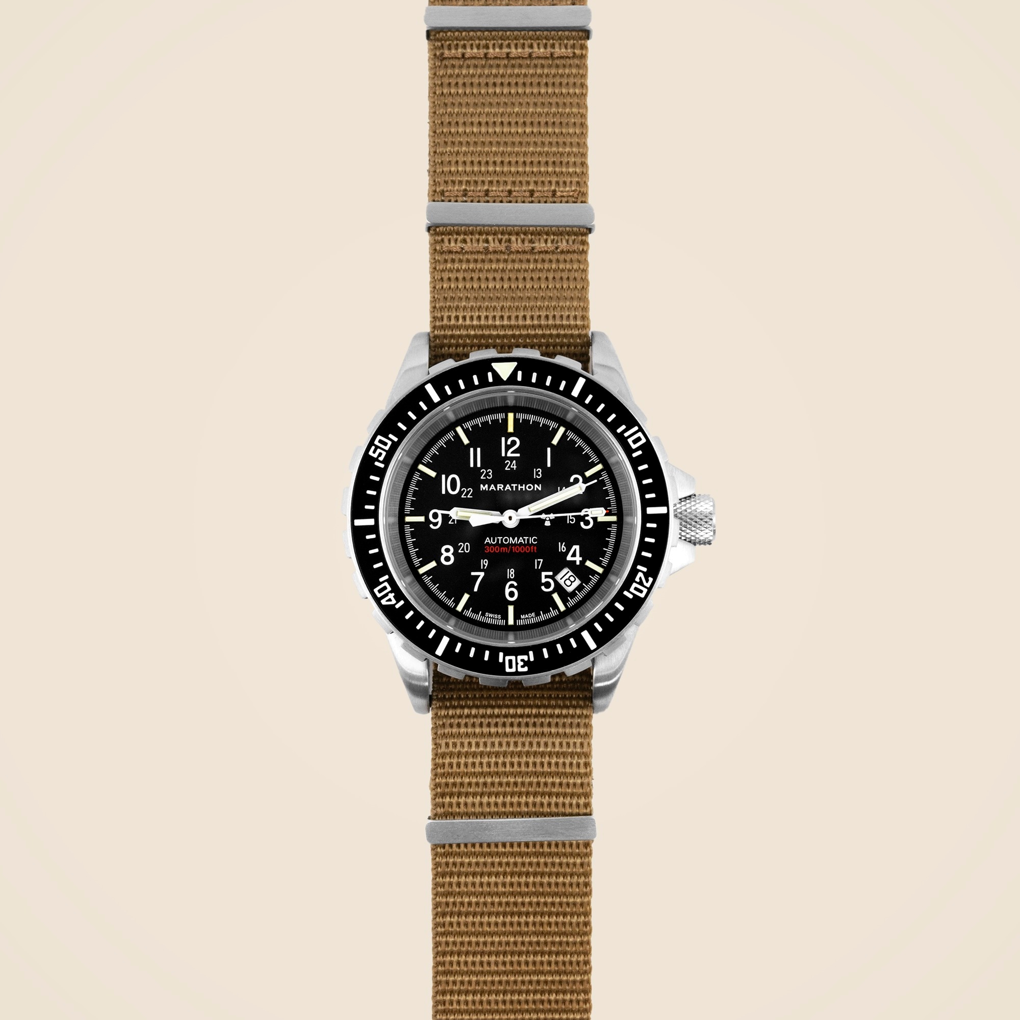 Marathon Watch Company™ 20mm Nylon Defense Standard Watch Strap