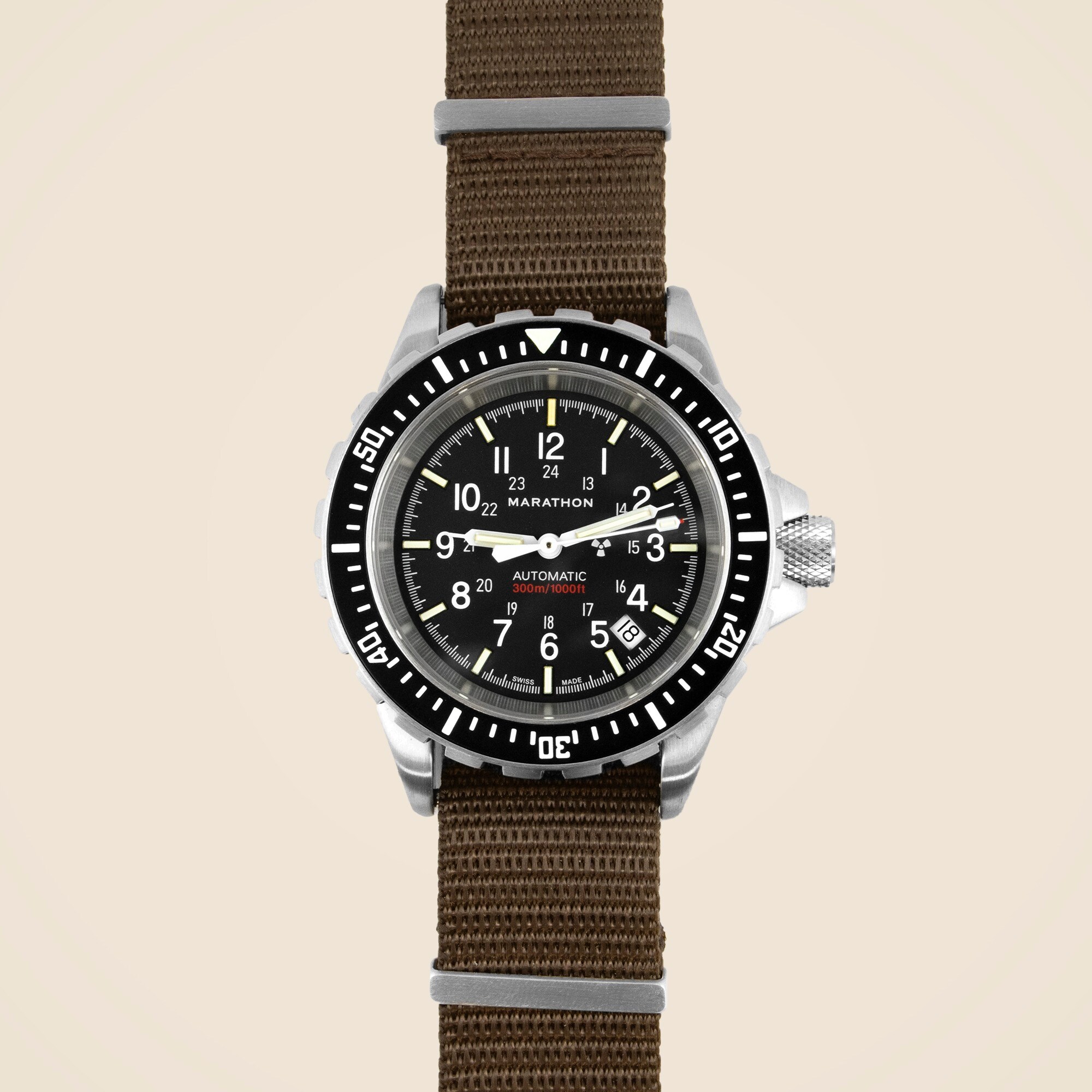 Marathon Watch Company™ 20mm Nylon Defense Standard Watch Strap
