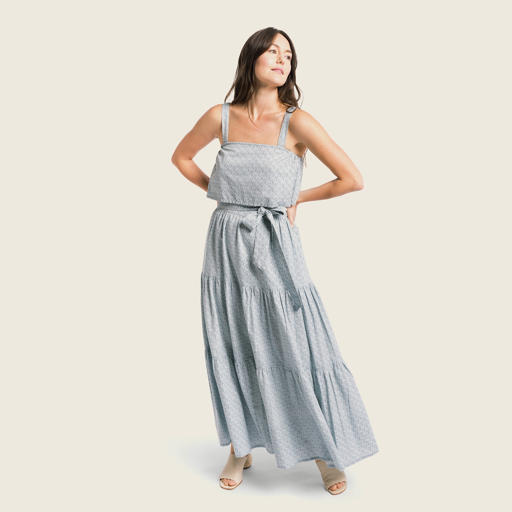 j.crew: laude the label tiered maxi skirt for women. #fashionover50