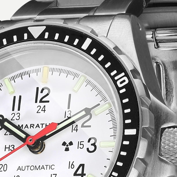 Marathon Watch Company™ Arctic Edition Medium Diver's Automatic (MSAR) WHITE MULTI