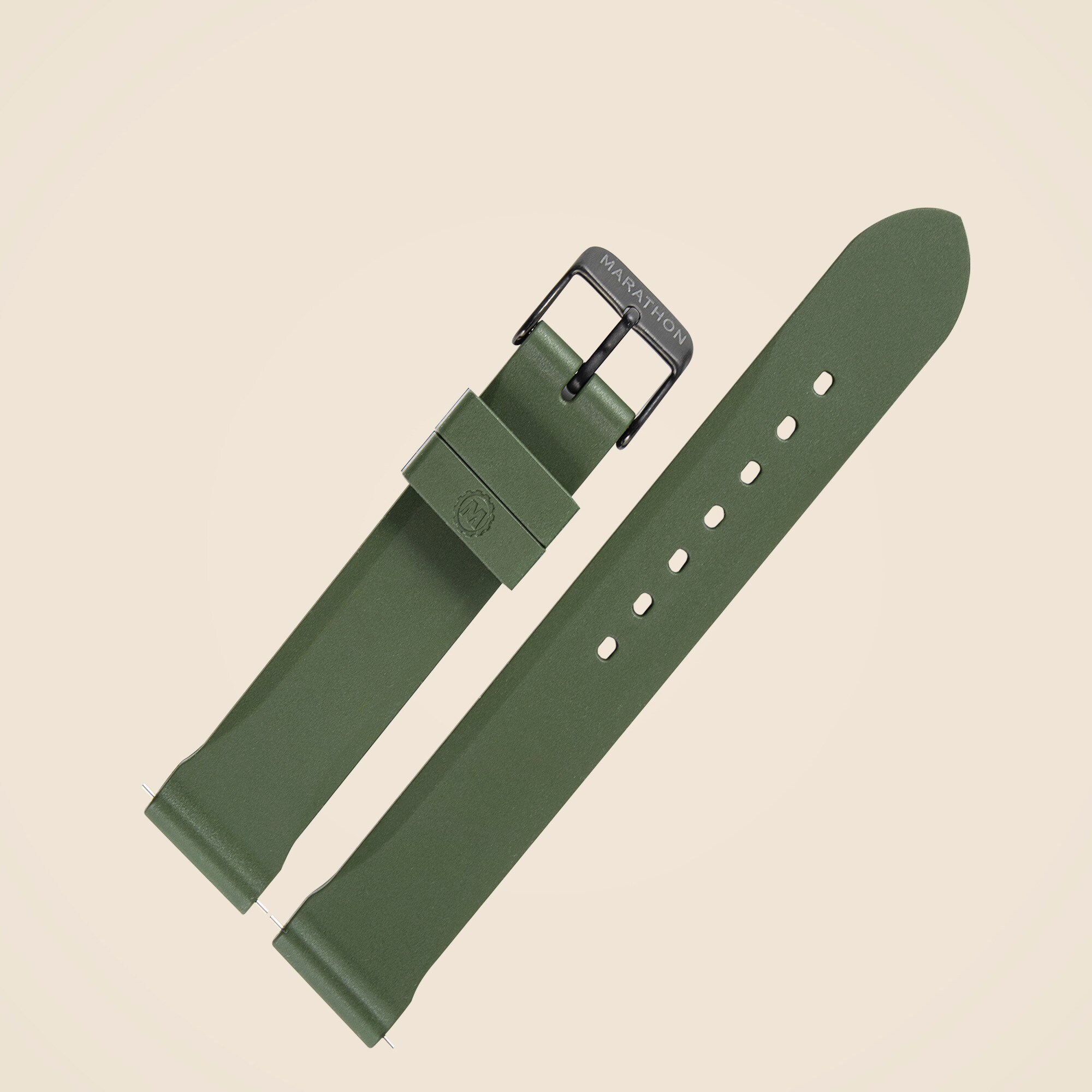 Marathon Watch Company™ 20mm Two-piece Rubber Dive Watch Strap