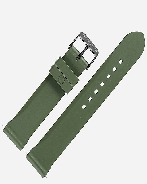 mens Marathon Watch Company™ 20mm Two-piece Rubber Dive Watch Strap