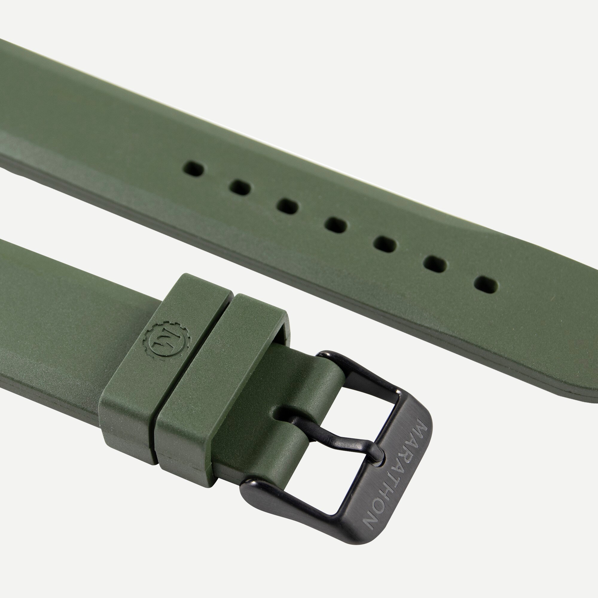 Marathon Watch Company™ 20mm Two-piece Rubber Dive Watch Strap
