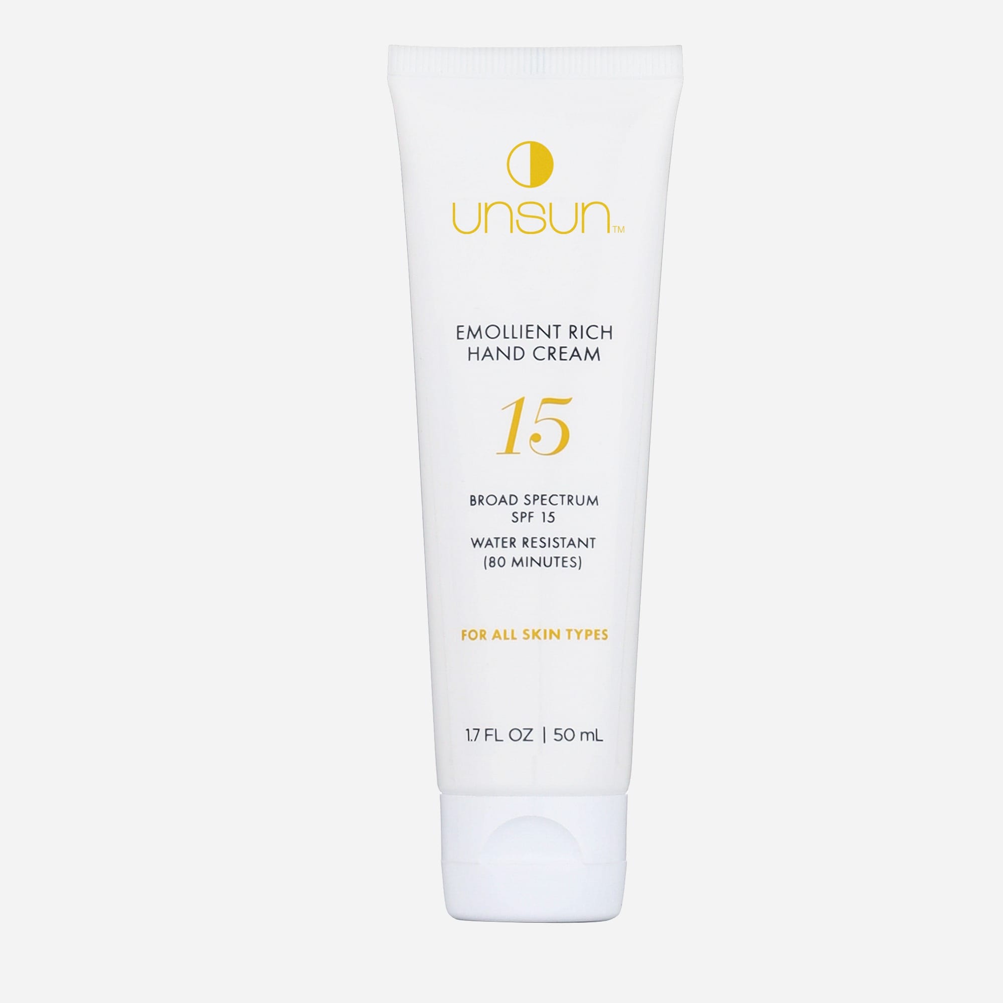 womens Unsun Cosmetics™ emollient-rich hand cream SPF 15