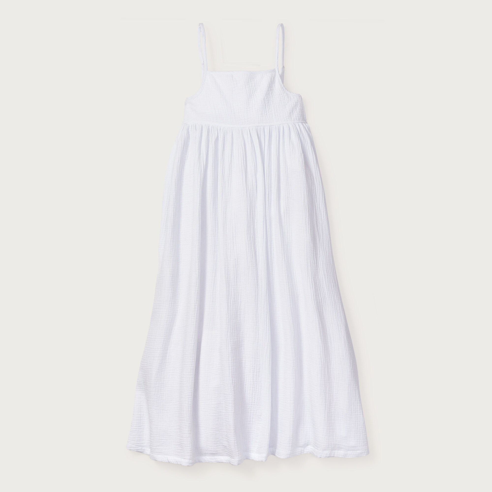  Petite Plume™ women's gauze serene nightdress in white