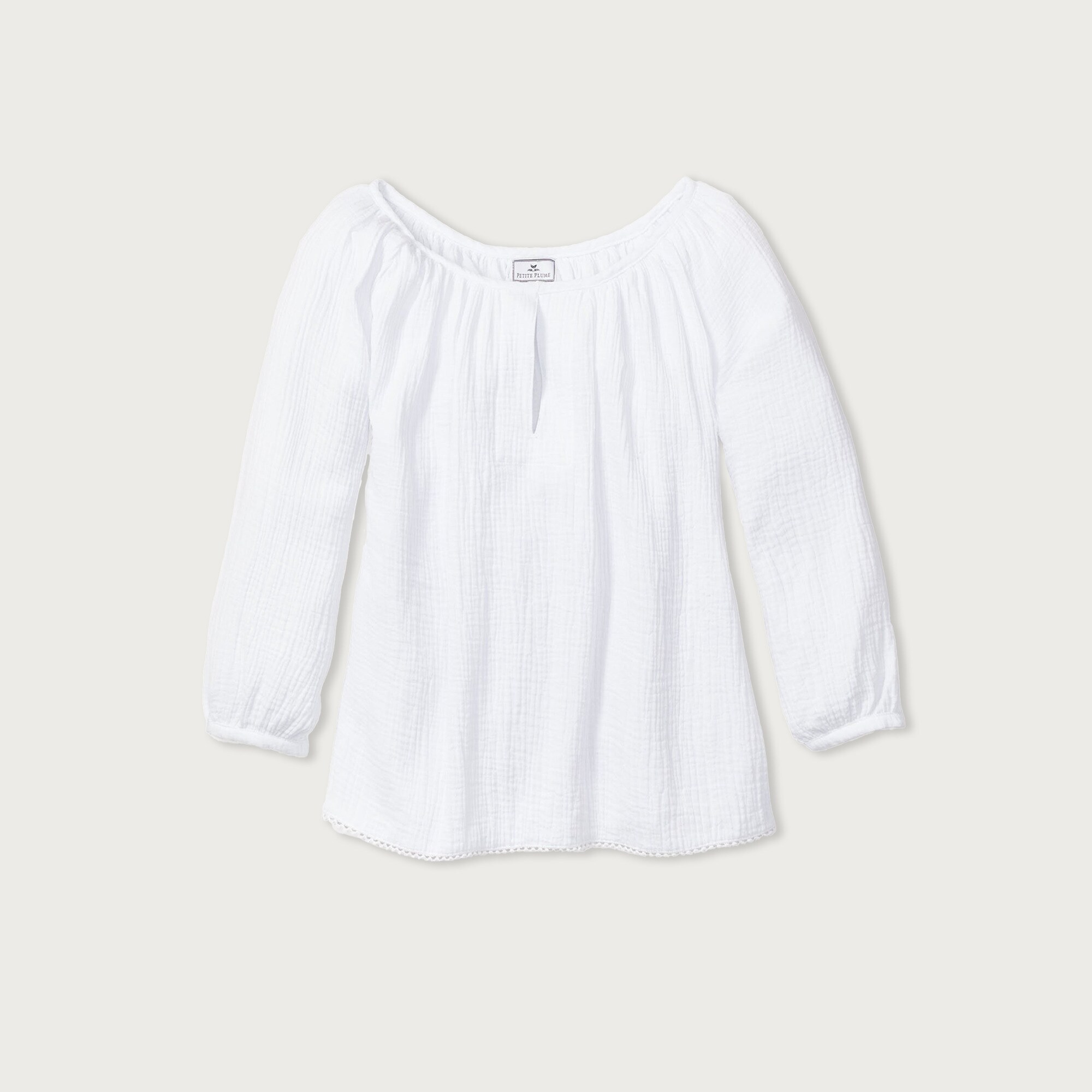 womens Petite Plume™ women's gauze Willow top