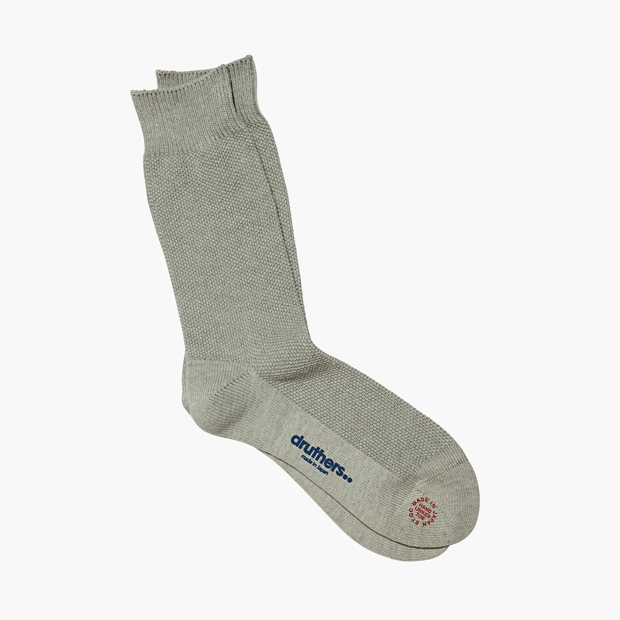  Druthers™ pique crew socks