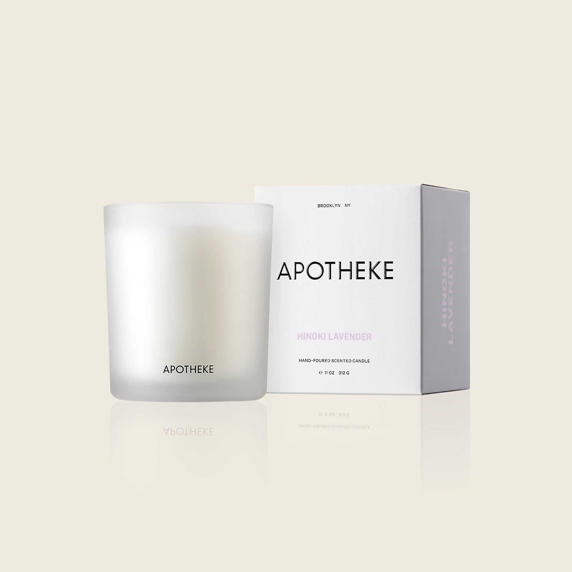 Apotheke Hinoki Lavender Signature candle