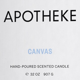Apotheke Canvas three-wick candle WHITE : apotheke canvas three-wick candle for women