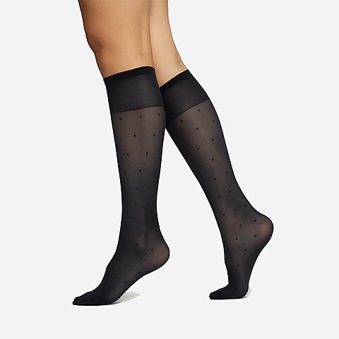 womens Swedish Stockings™ Doris dot knee-highs