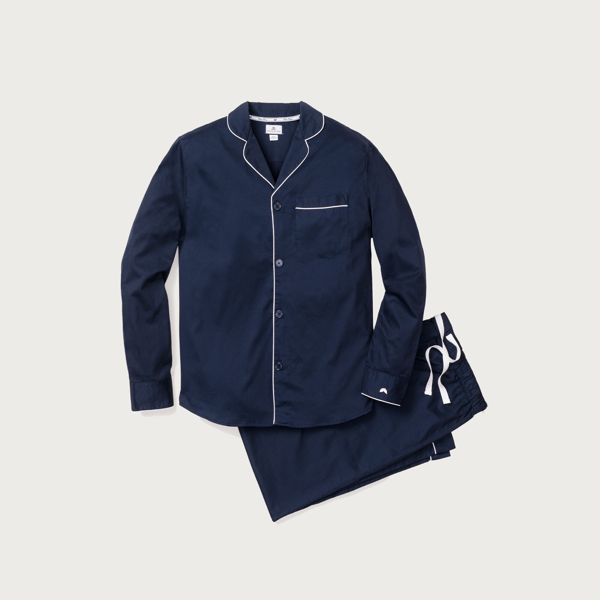 Petite Plume™ men's classic flannel pajama set
