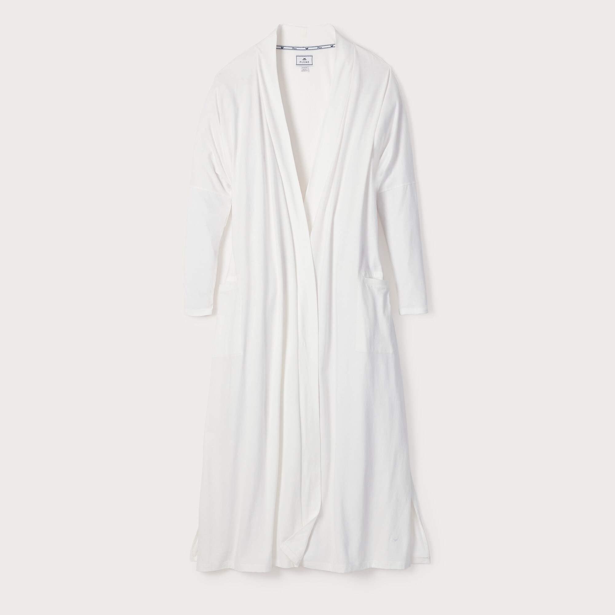 womens Petite Plume™ women's luxe Pima cotton duster