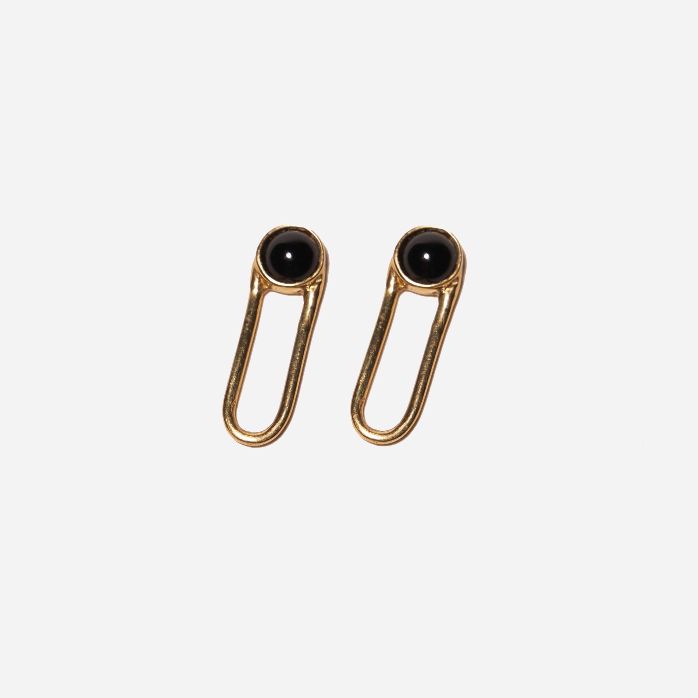  Odette New York® Aura black onyx earrings