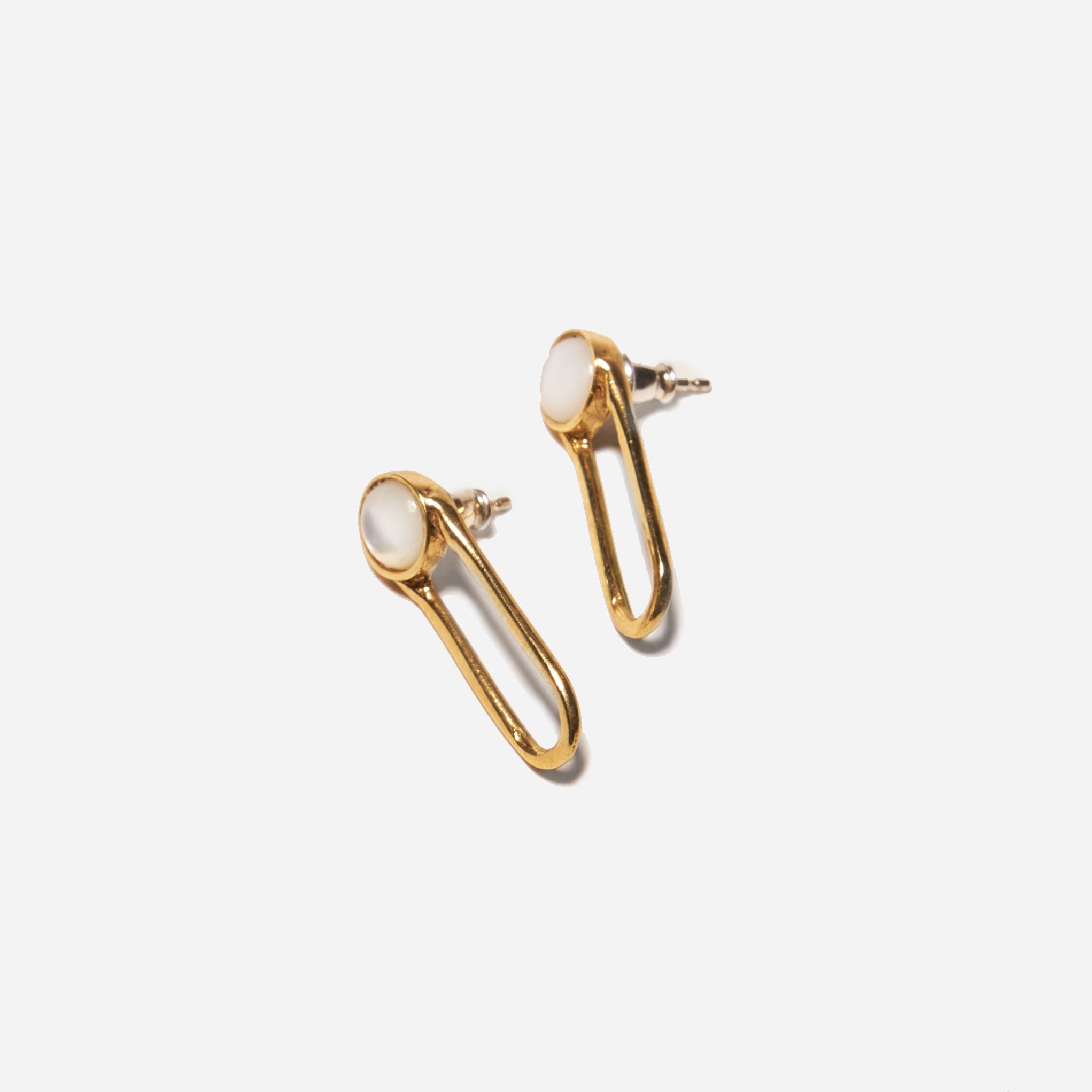 Odette New York® Aura mother-of-pearl earrings