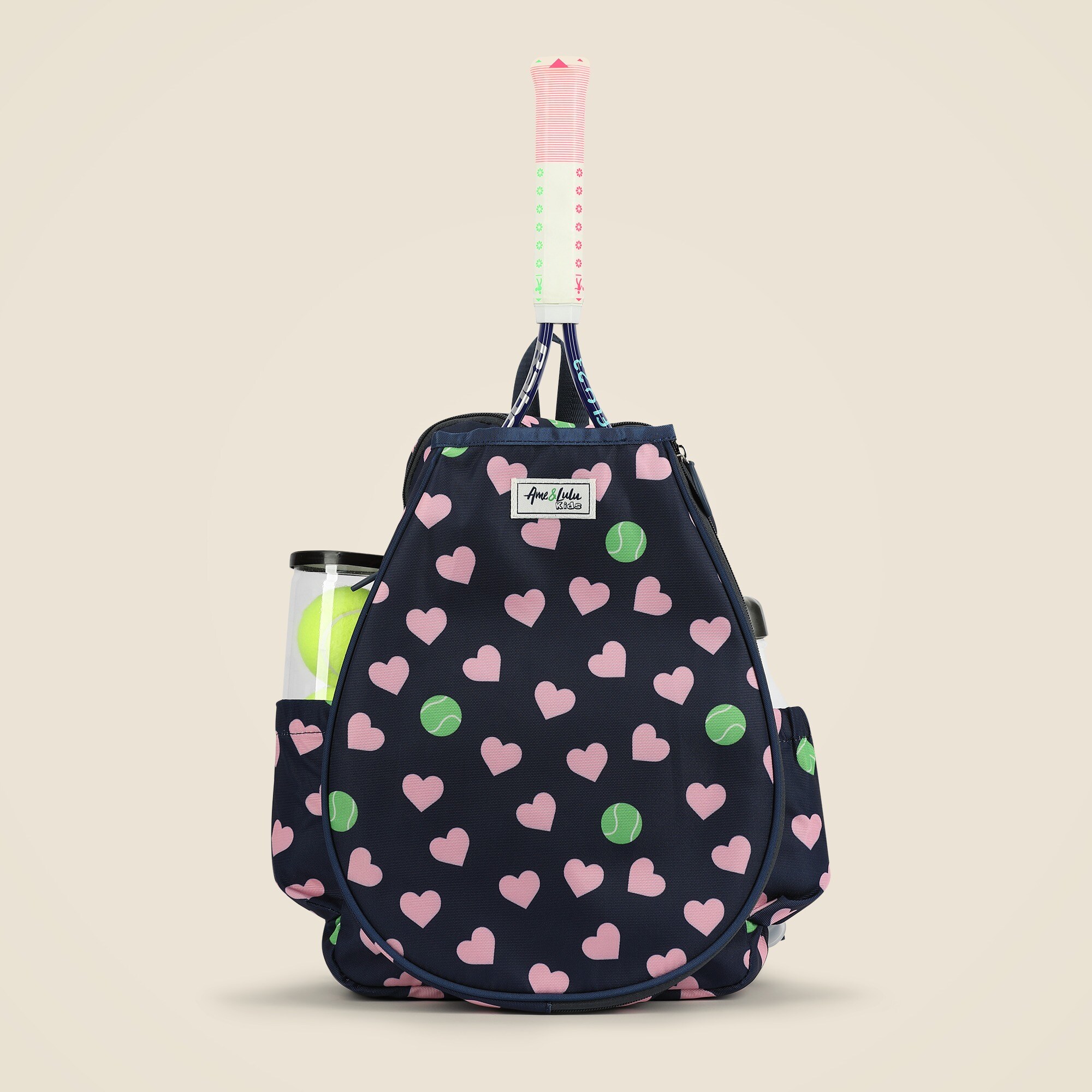  Ame &amp; Lulu girls' little love tennis backpack