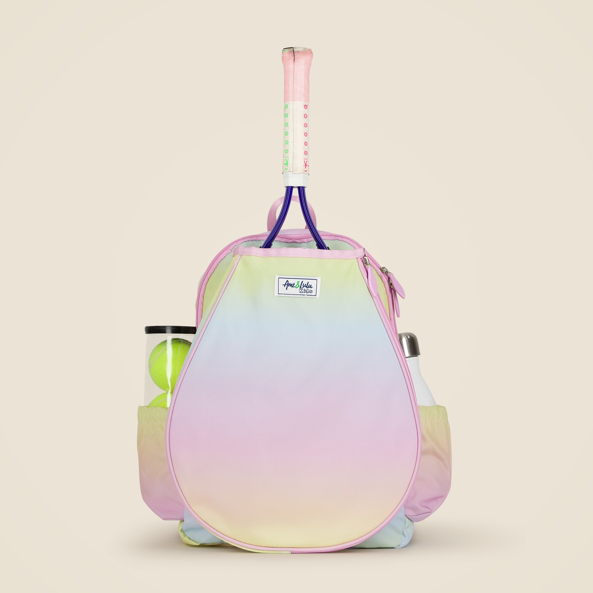 Ame & Lulu girls' little love tennis backpack