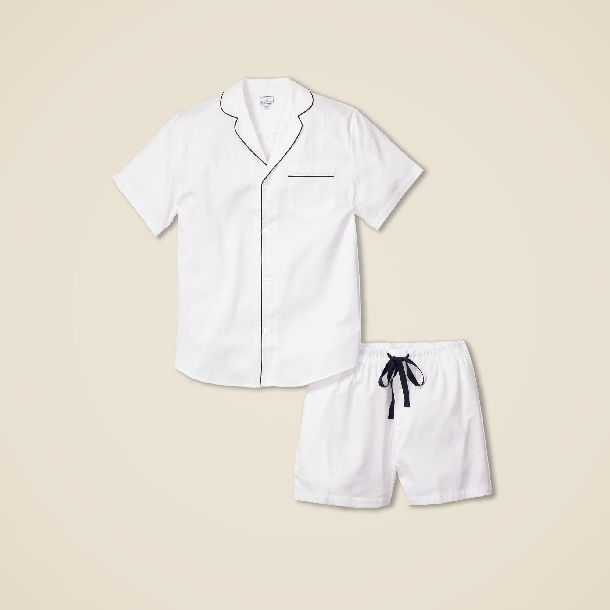  Petite Plume™ men's short set with piping