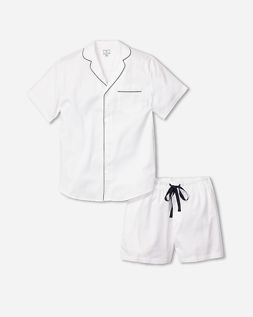 mens Petite Plume™ men's short set with piping