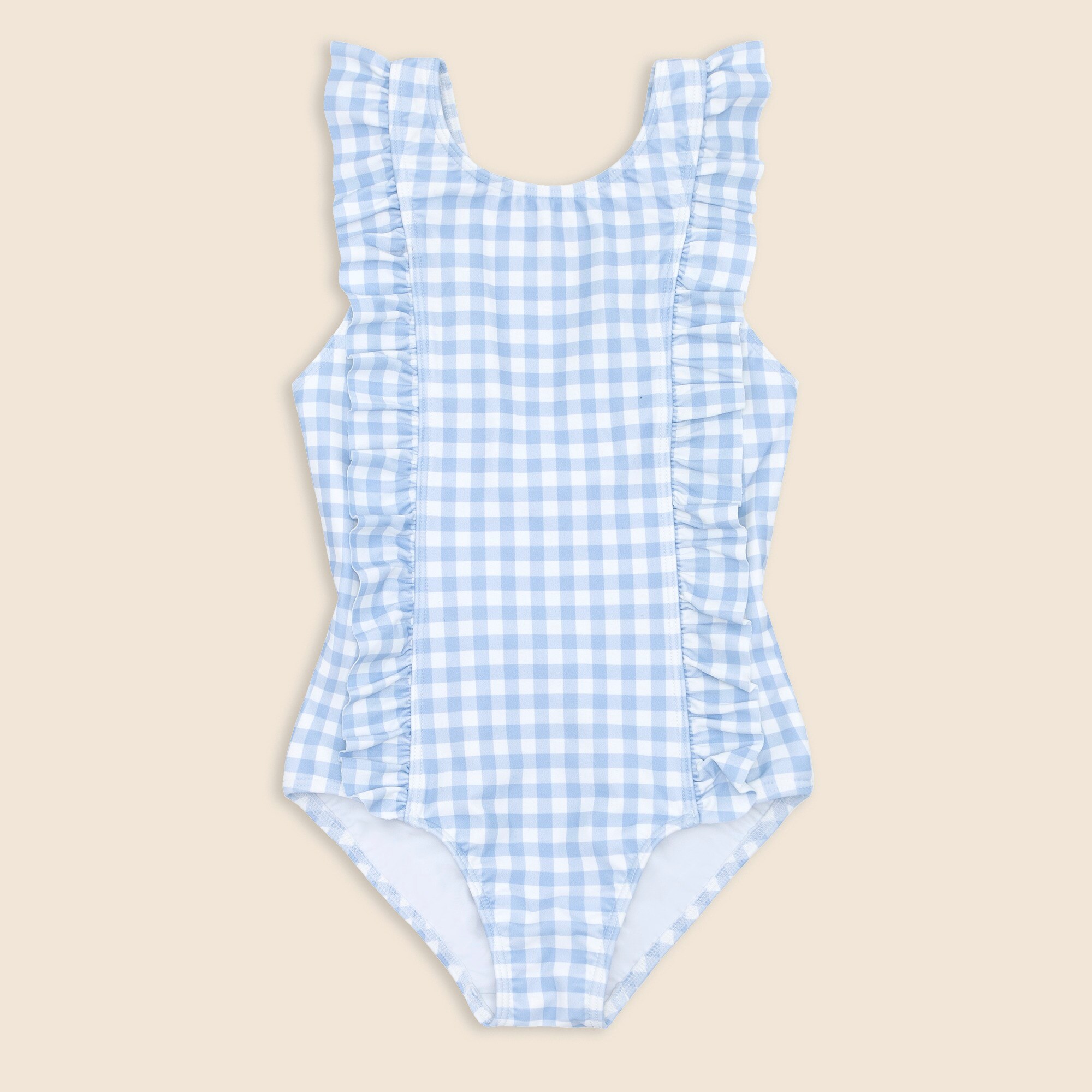  Girls' minnow™ ruffle one-piece