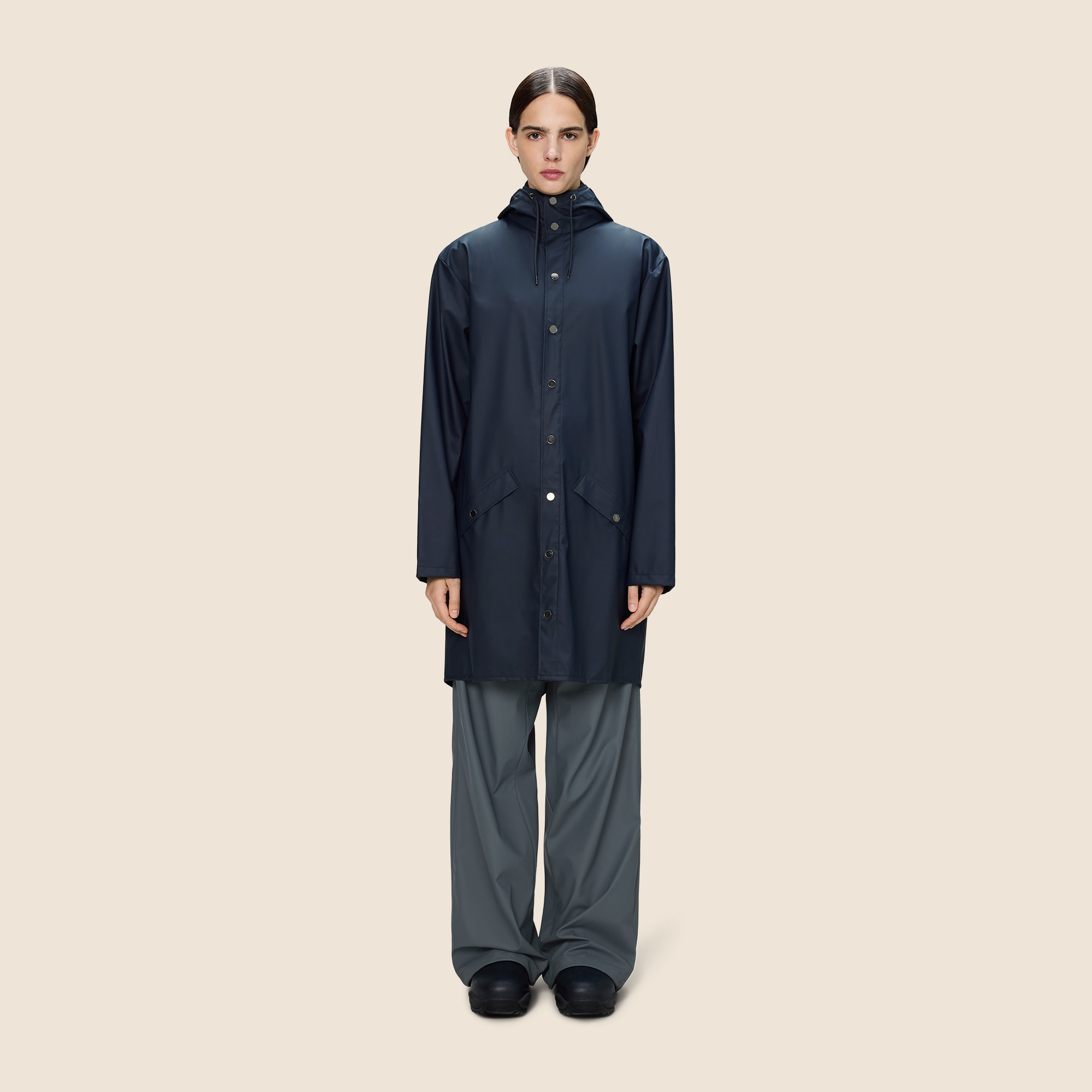 RAINS® unisex long rain jacket