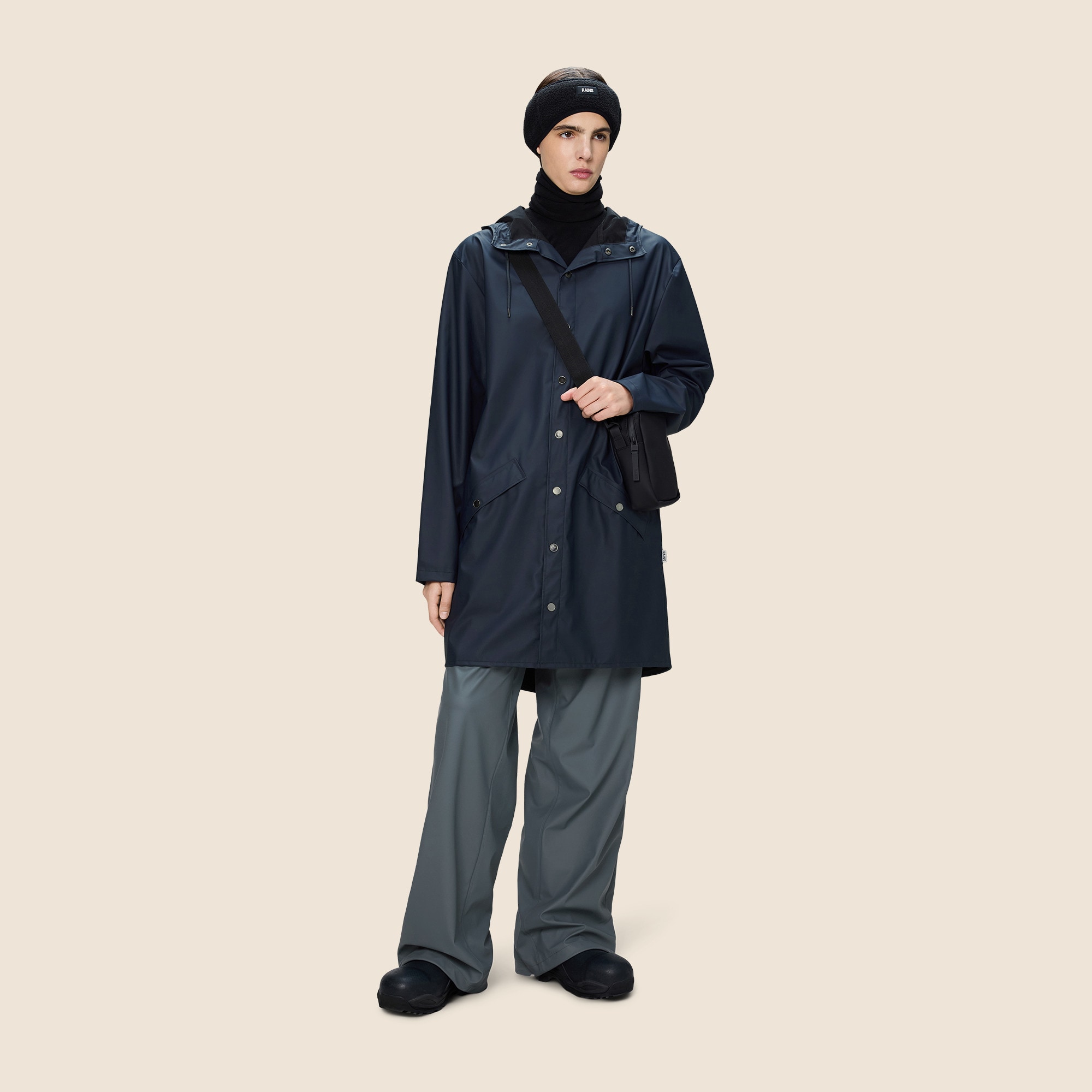 RAINS® unisex long rain jacket