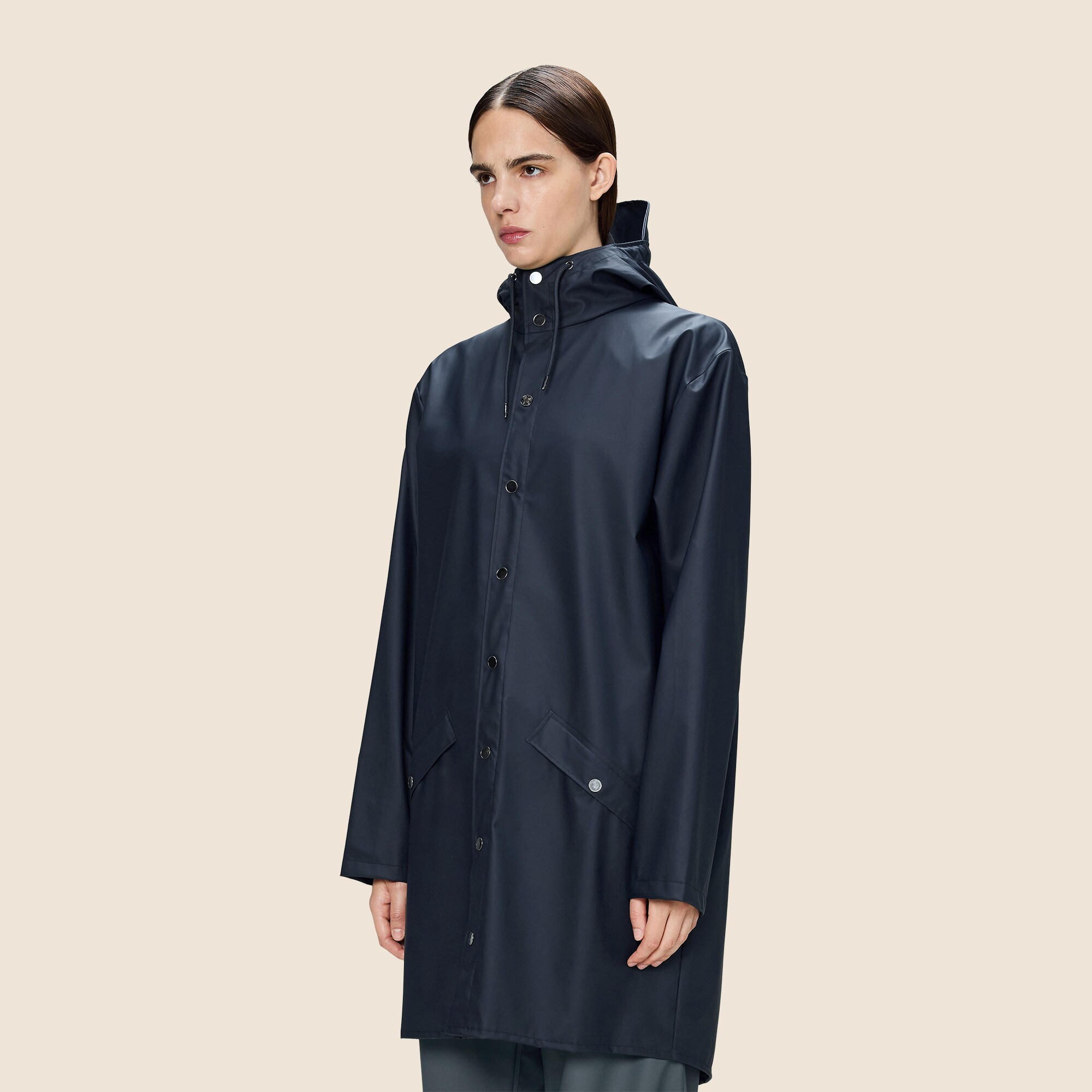 RAINS® unisex long rain jacket