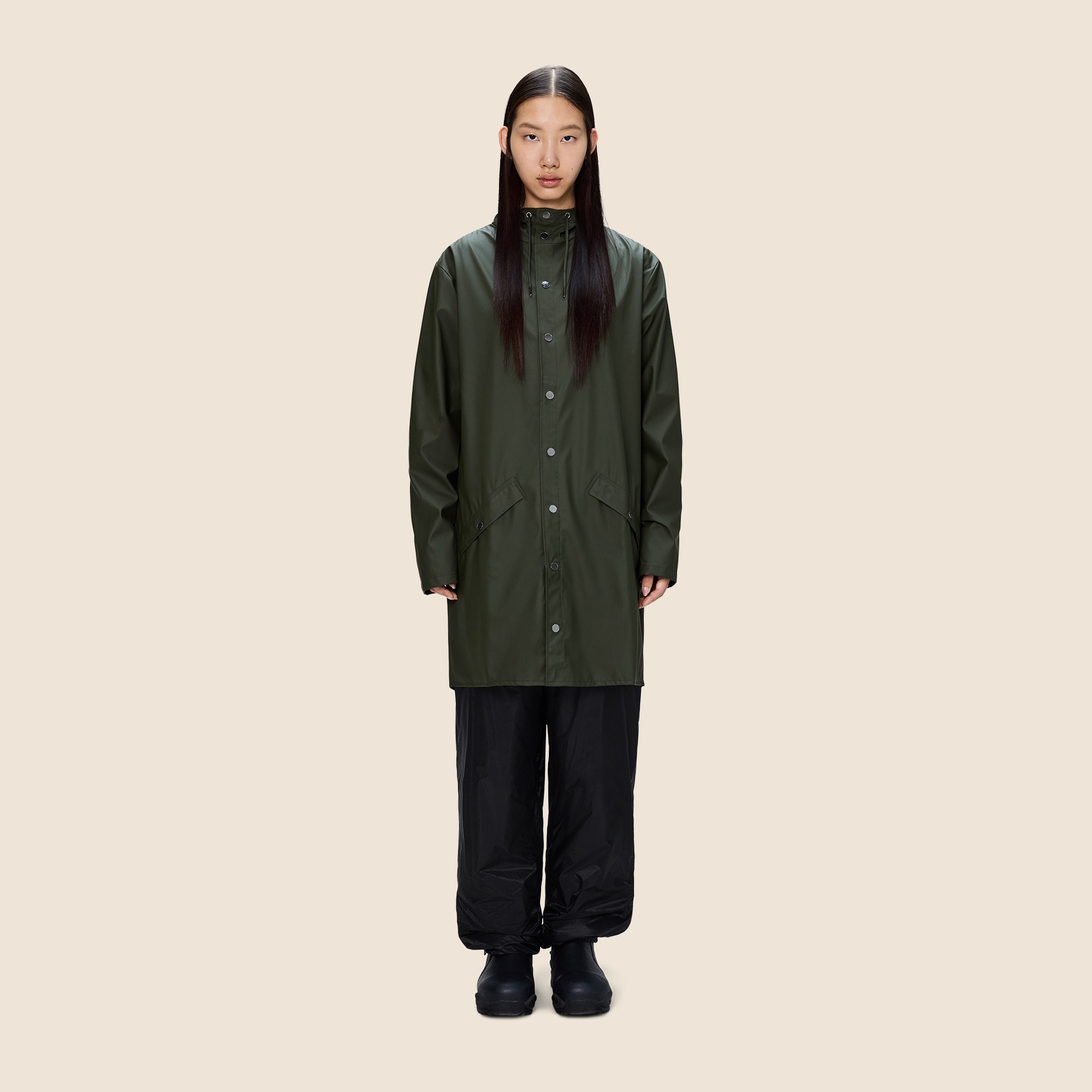 RAINS® Unisex Long Rain Jacket For Women