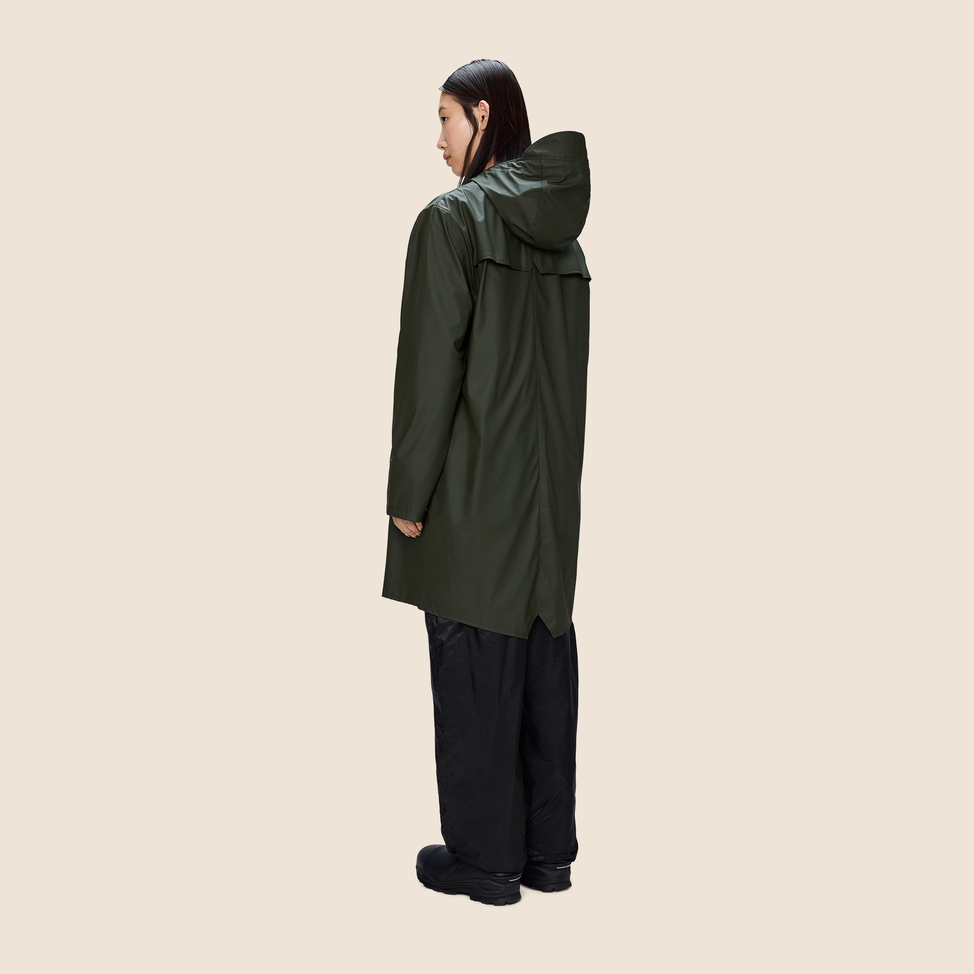 RAINS® unisex long rain jacket