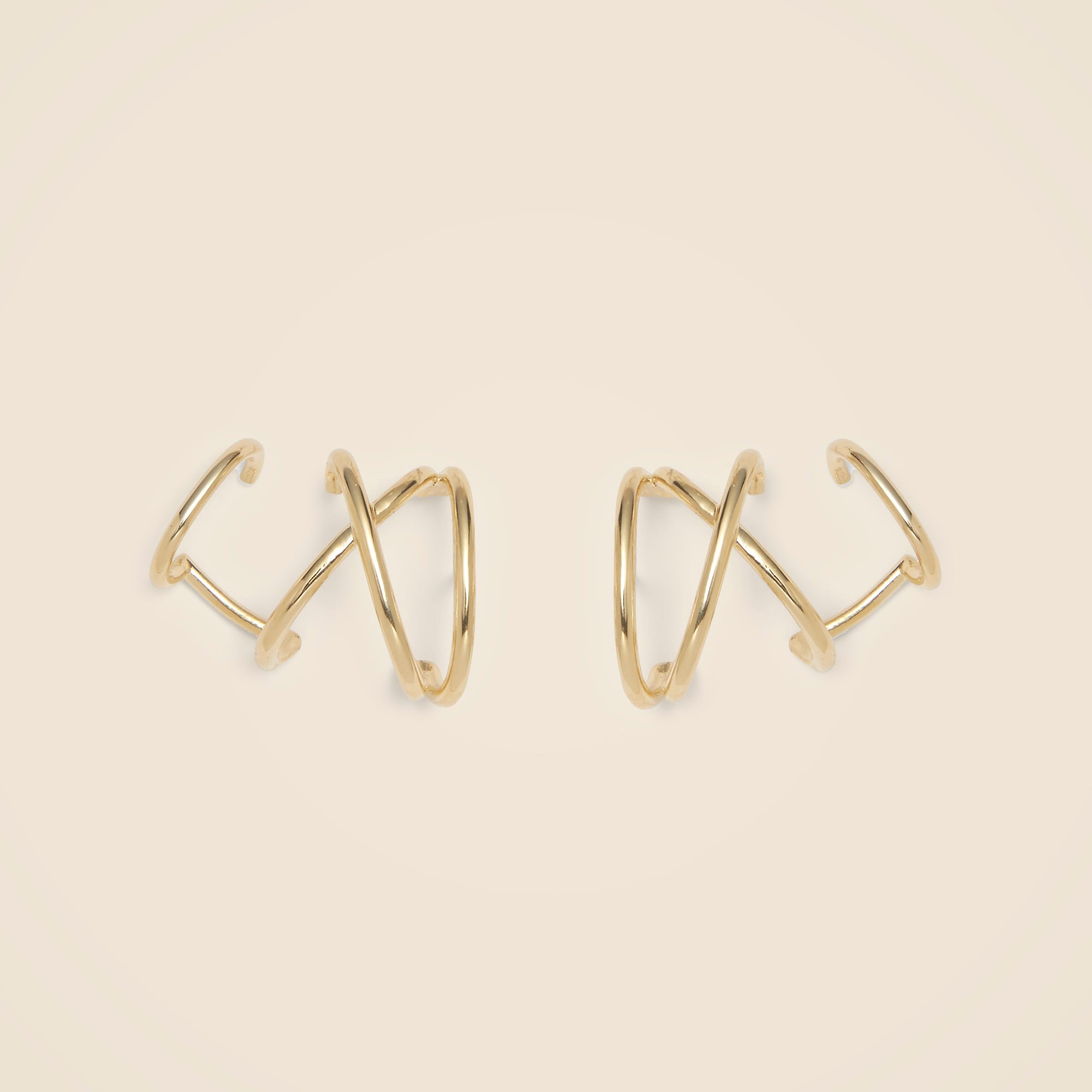 womens Lady Grey x ear cuffs