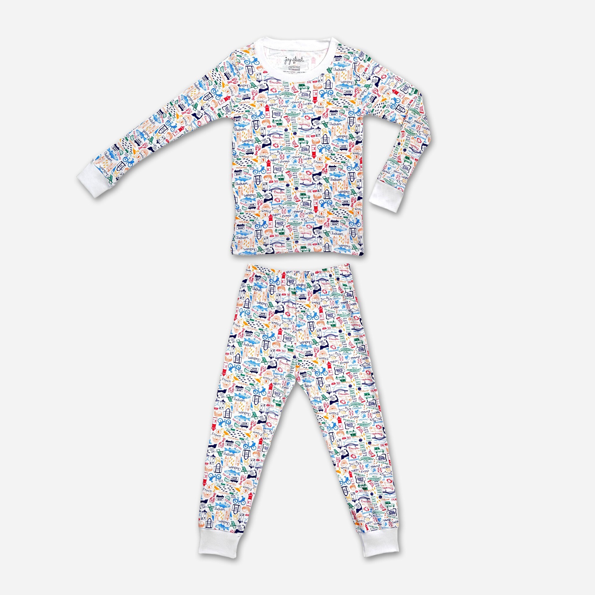 Joy Street Kids™ Kids' Cape Cod Two-piece Pajamas For Boys
