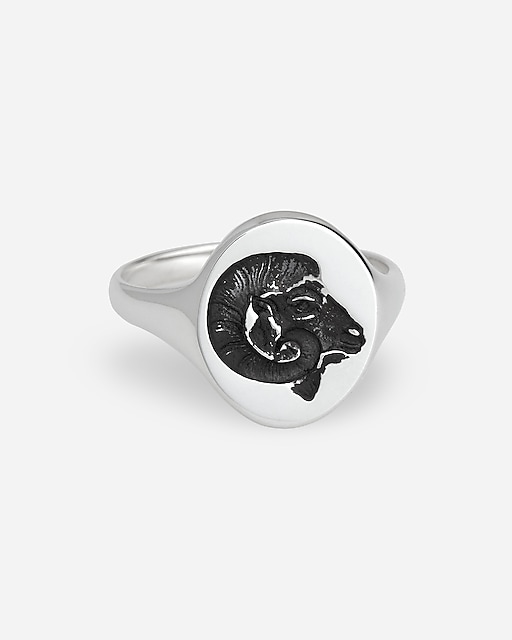  TALON JEWELRY zodiac signet ring