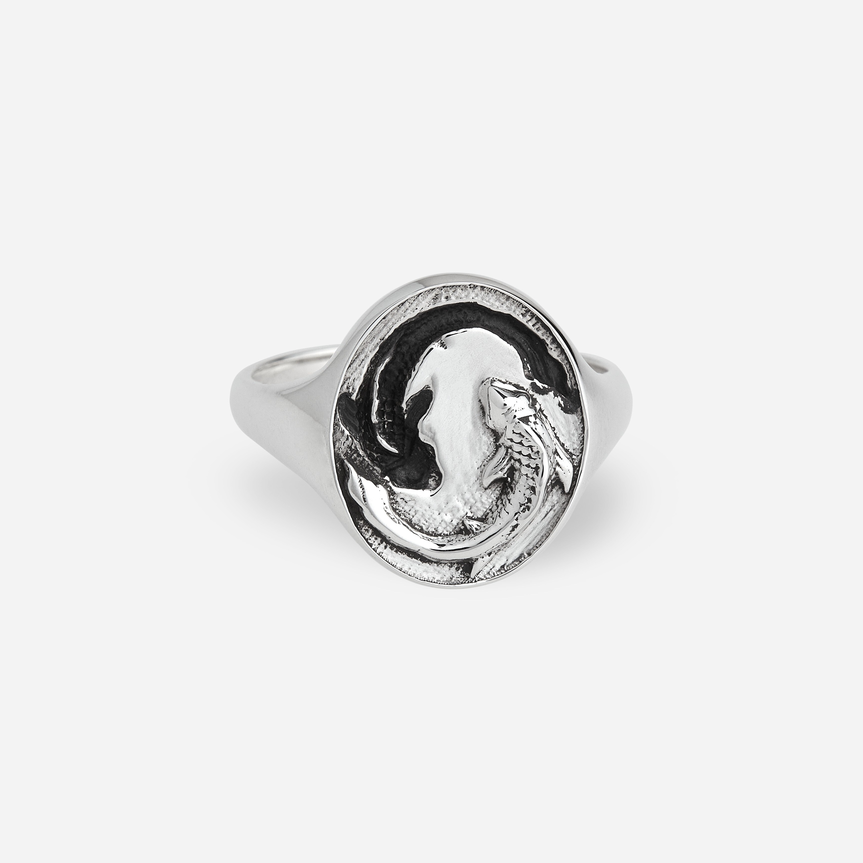 TALON JEWELRY zodiac signet ring