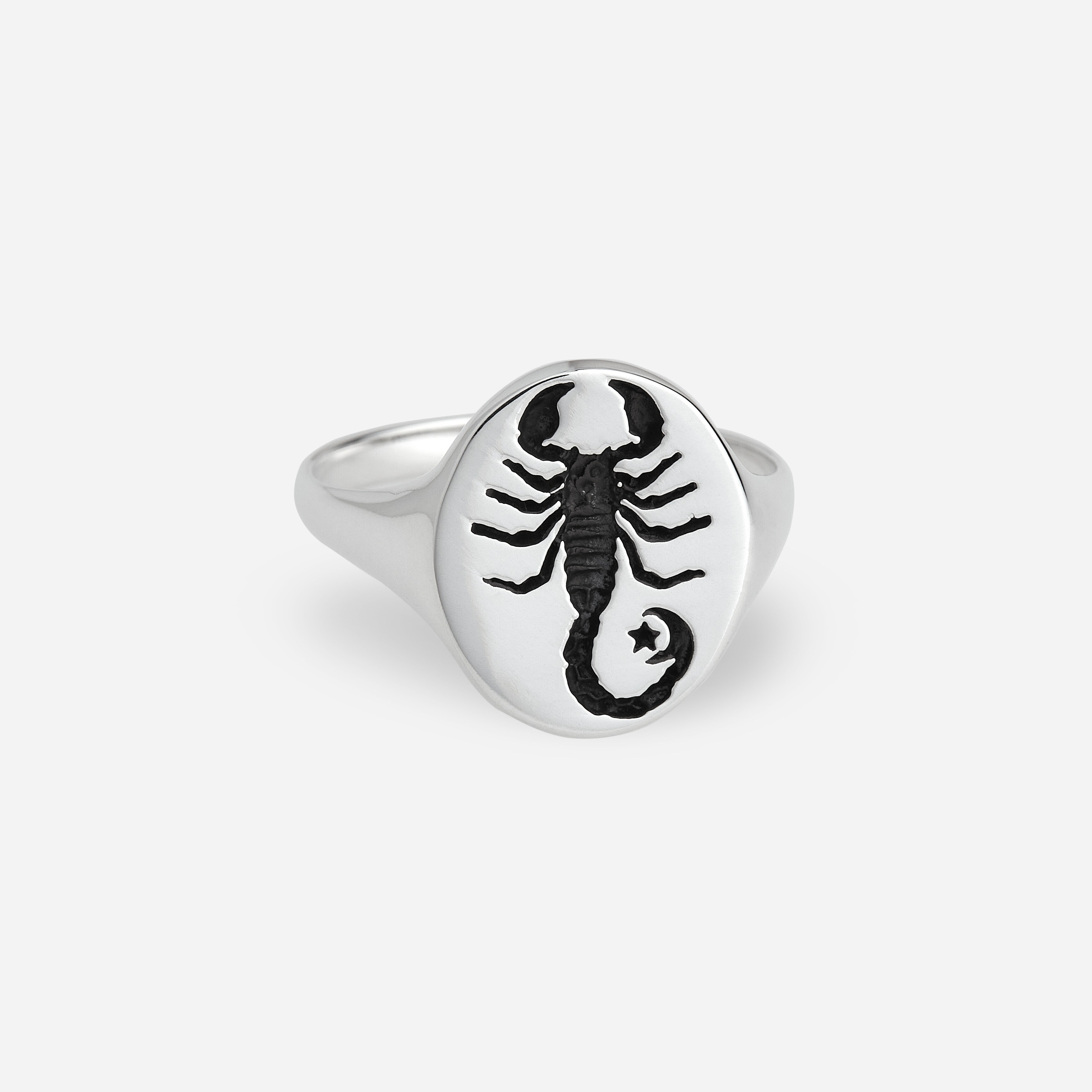 TALON JEWELRY zodiac signet ring
