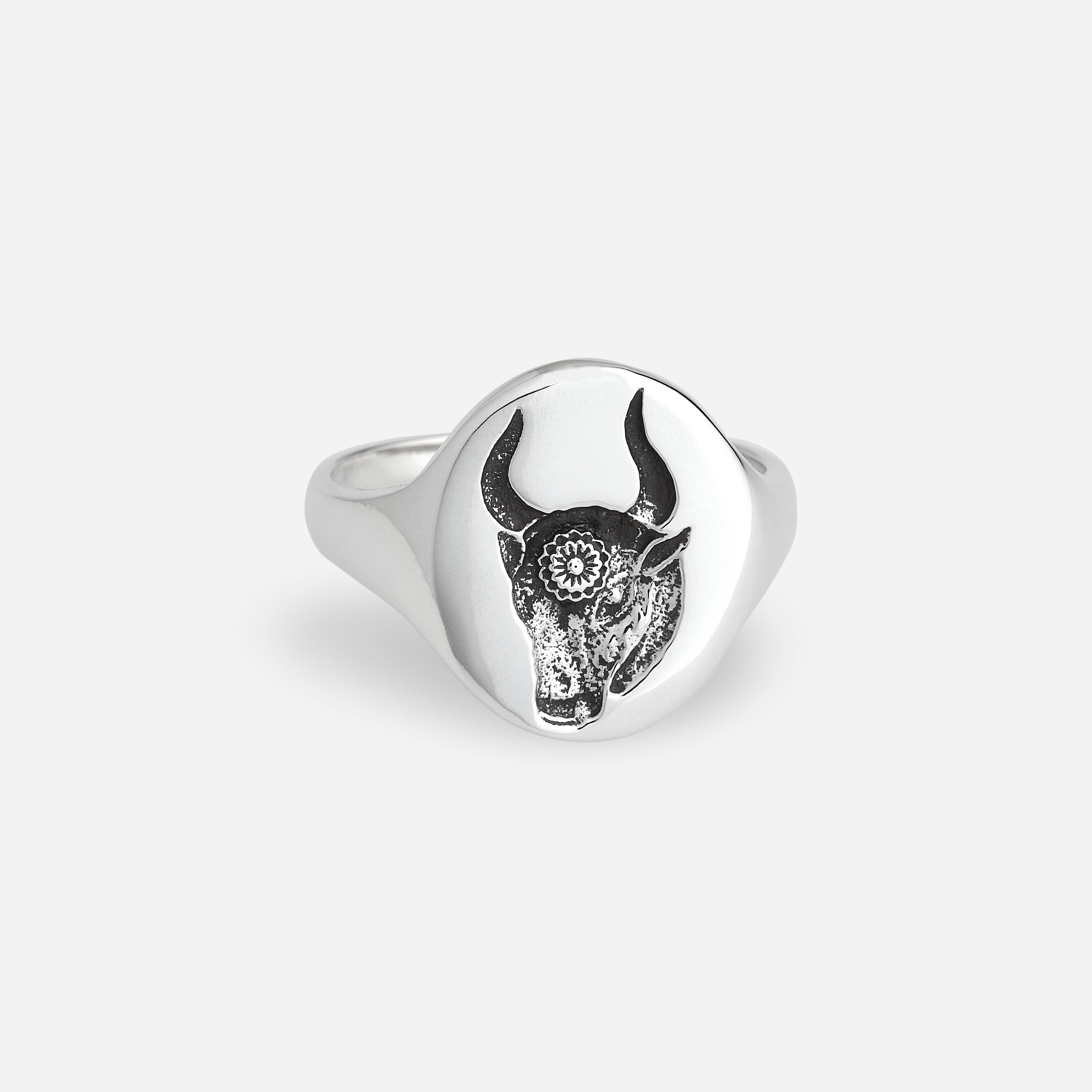 TALON JEWELRY zodiac signet ring