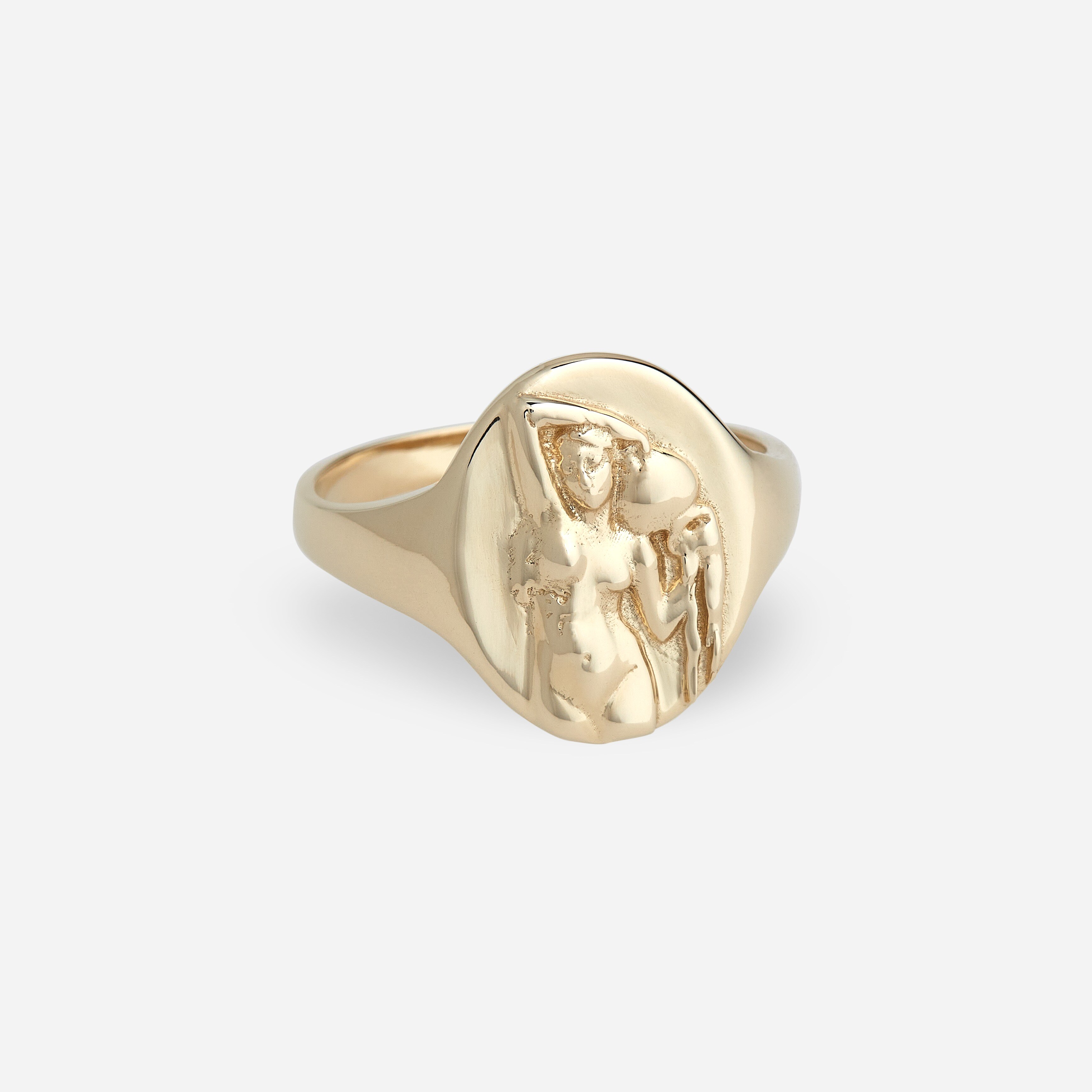 TALON JEWELRY zodiac signet ring